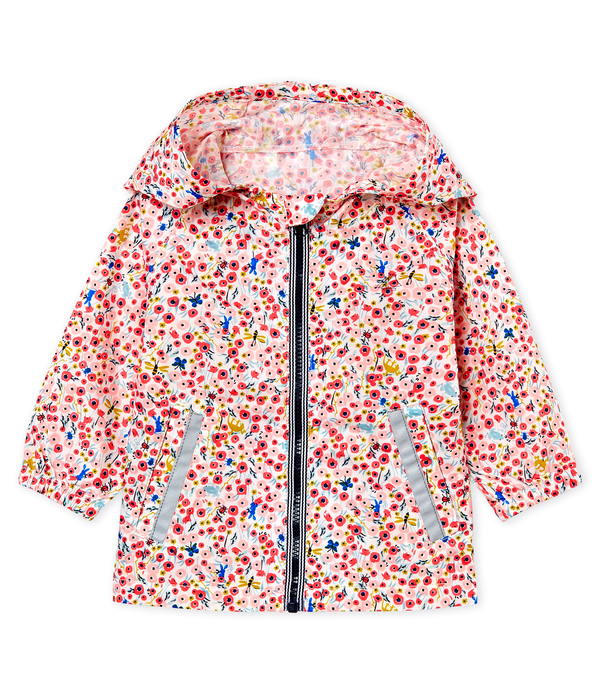 Baby girls' print windbreaker