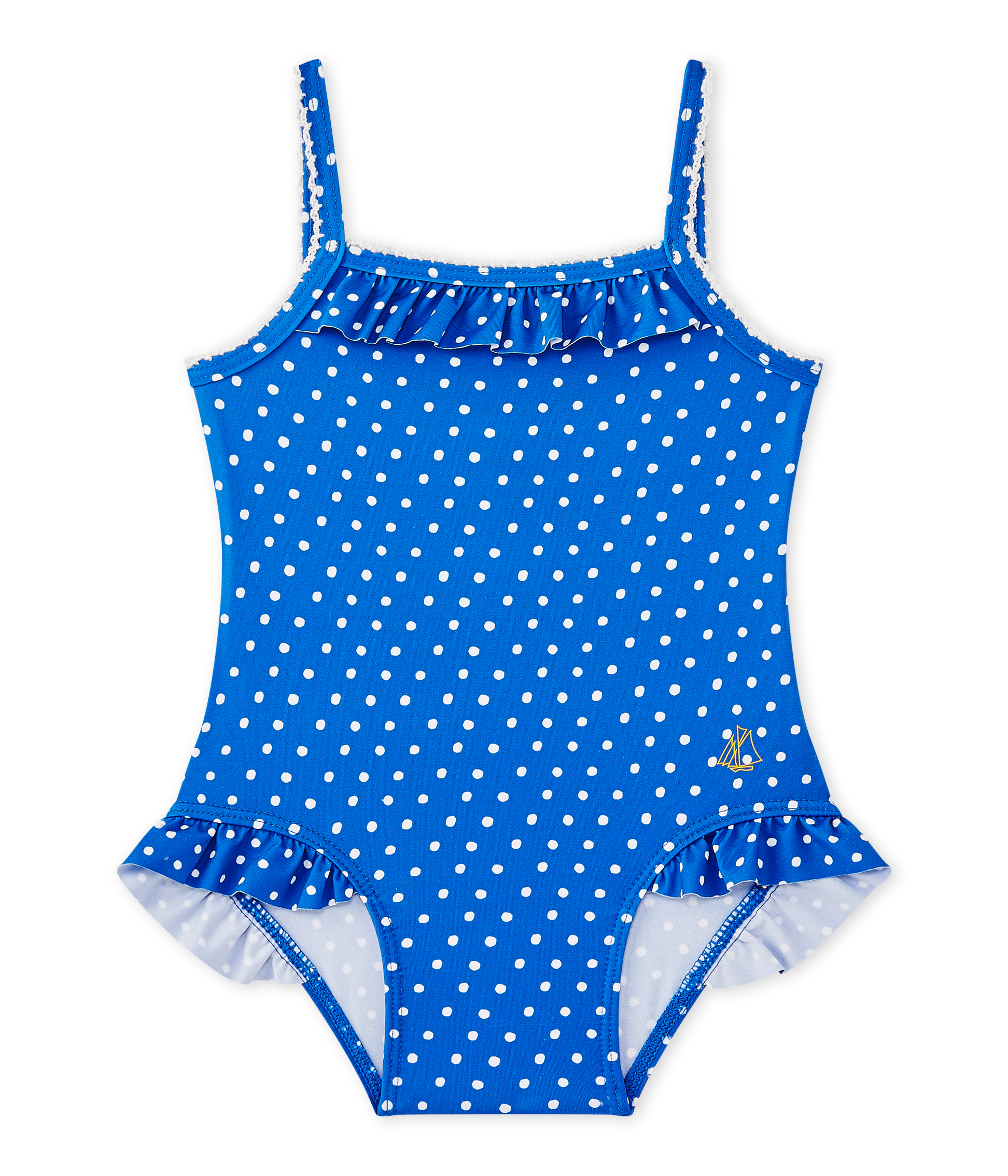Baby girl s polka dot swimsuit