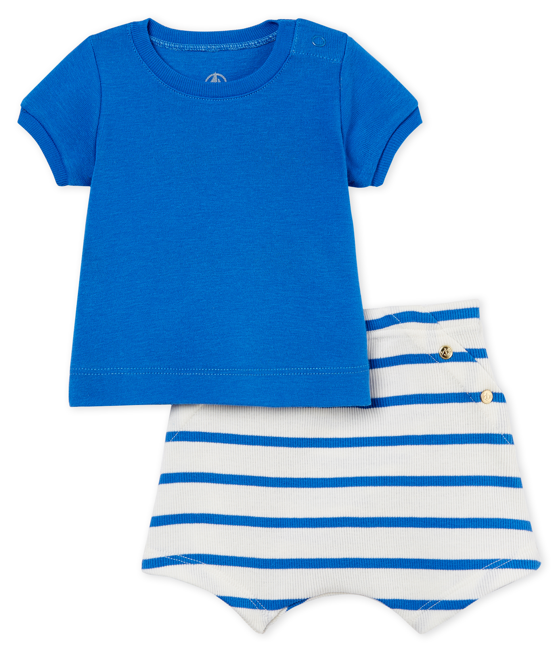 Baby boys' striped clothing - 2-piece set