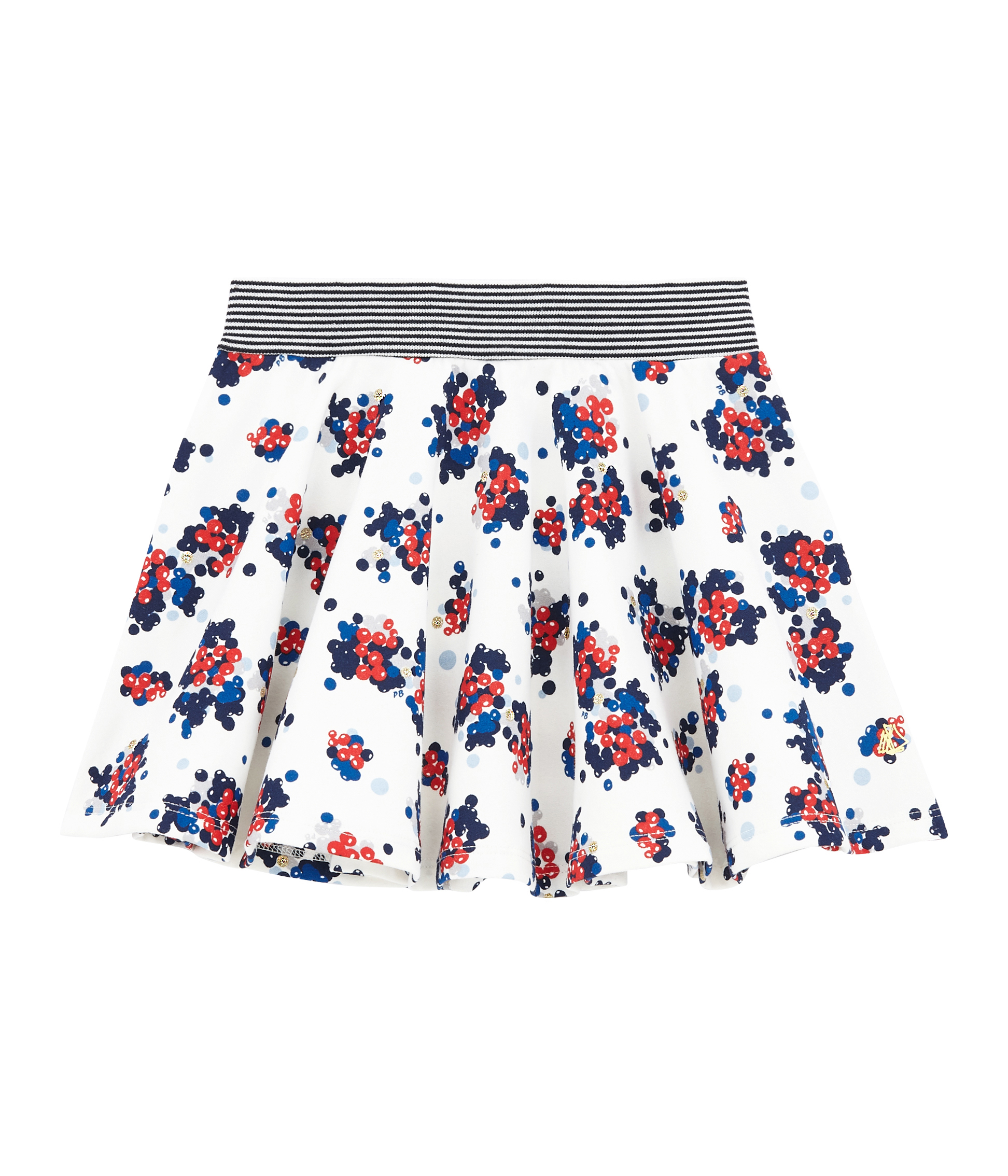 Girl's cotton sweatshirt skirt 