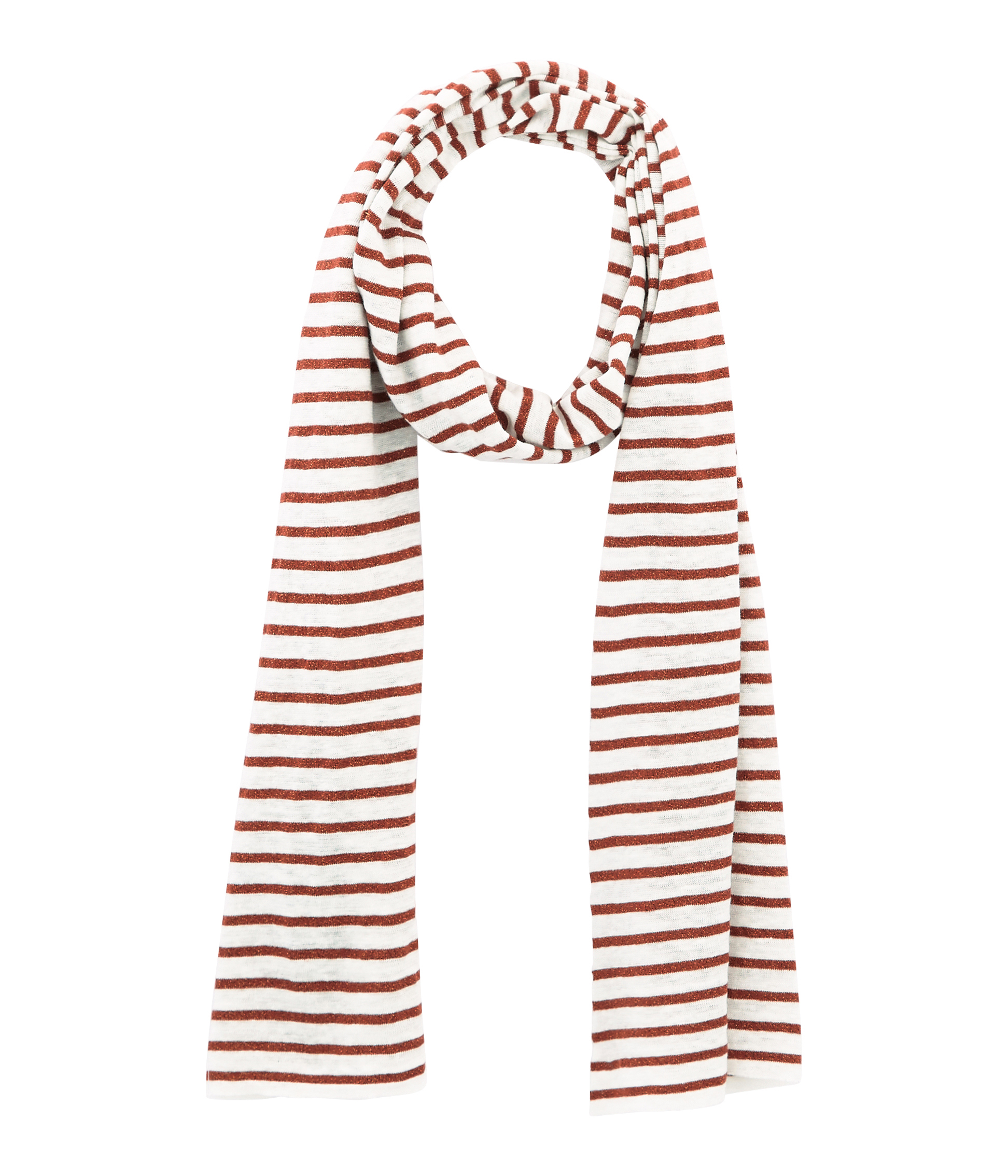 Women's iridescent linen scarf