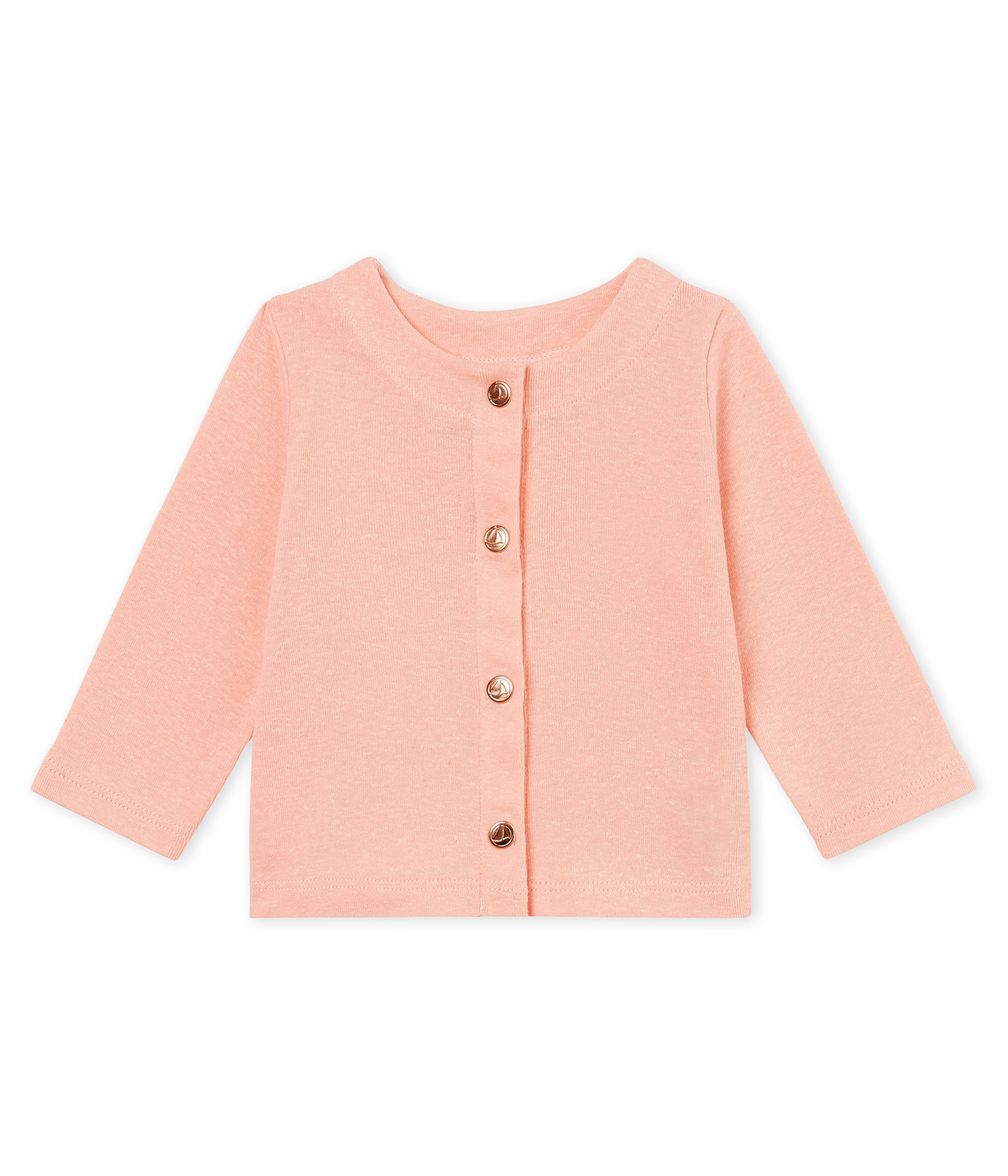 Baby girls' cotton/linen cardigan