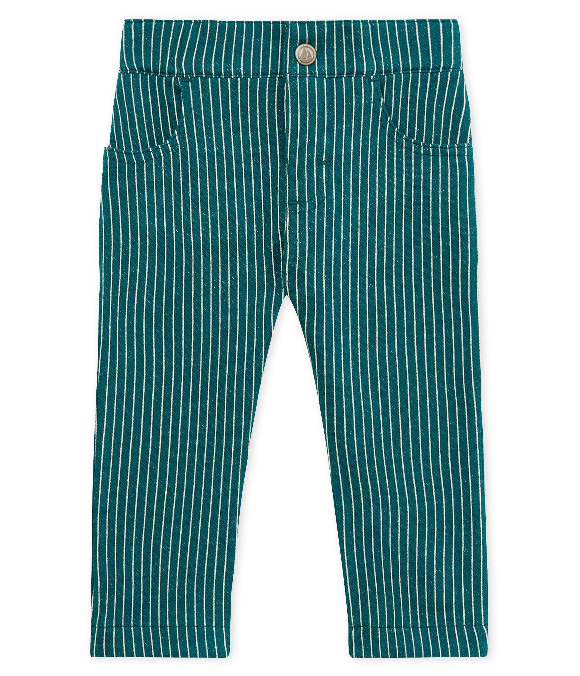 Baby boys' striped jersey trousers