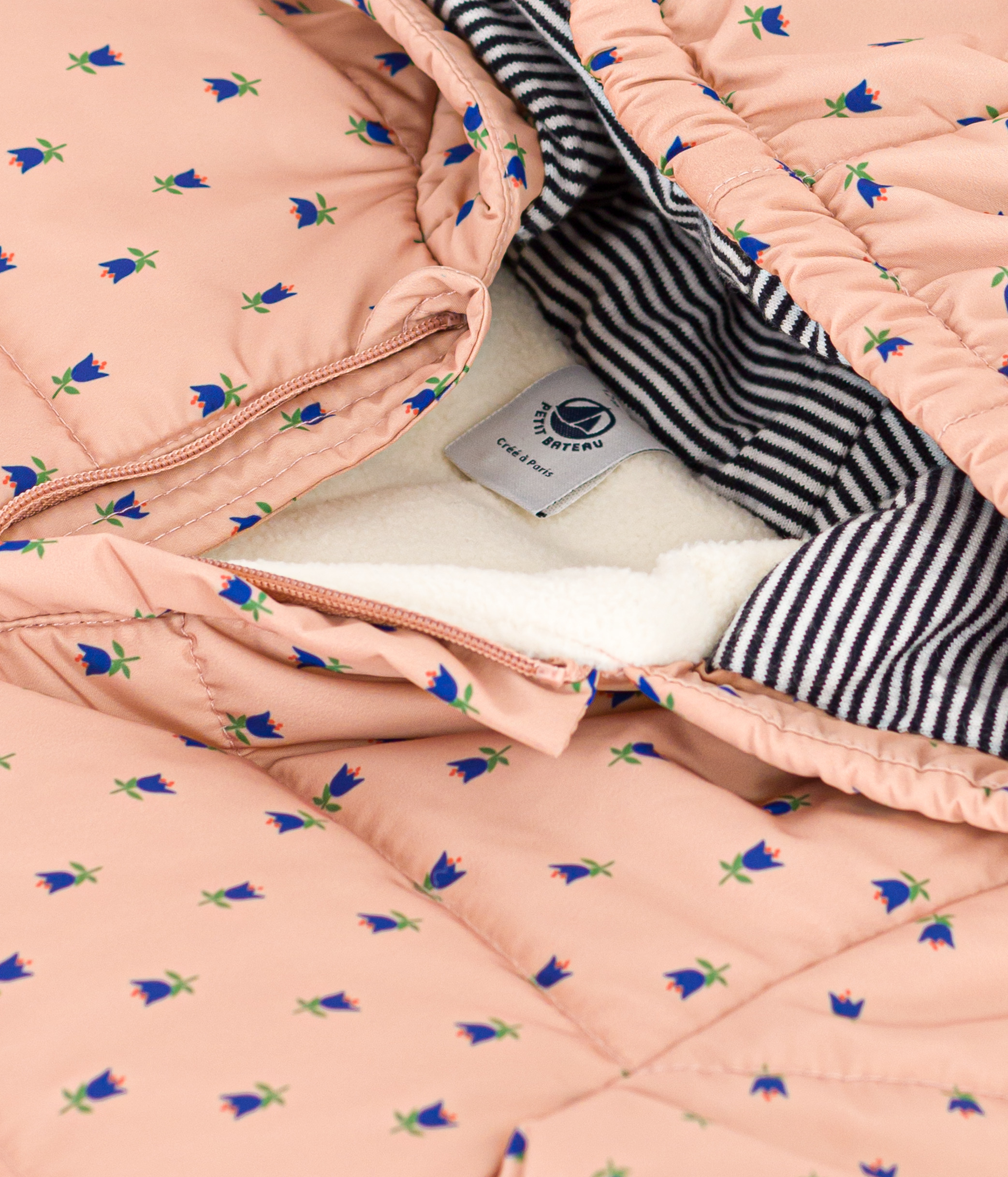 Babies' Patterned Snowsuit VINTAGE/MULTICO | Petit Bateau