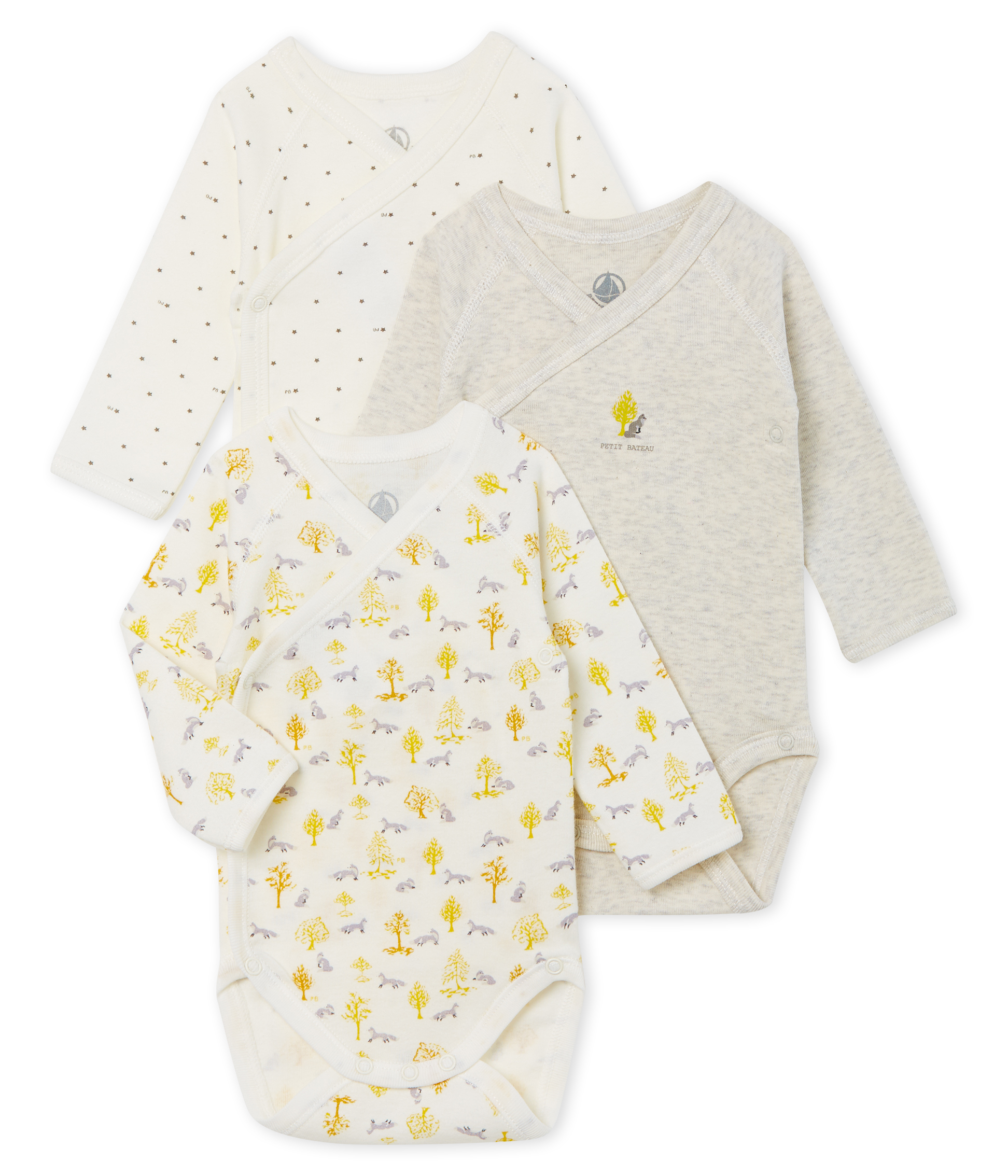 Baby Boys' Long-Sleeved Bodysuit - 3-Piece Set