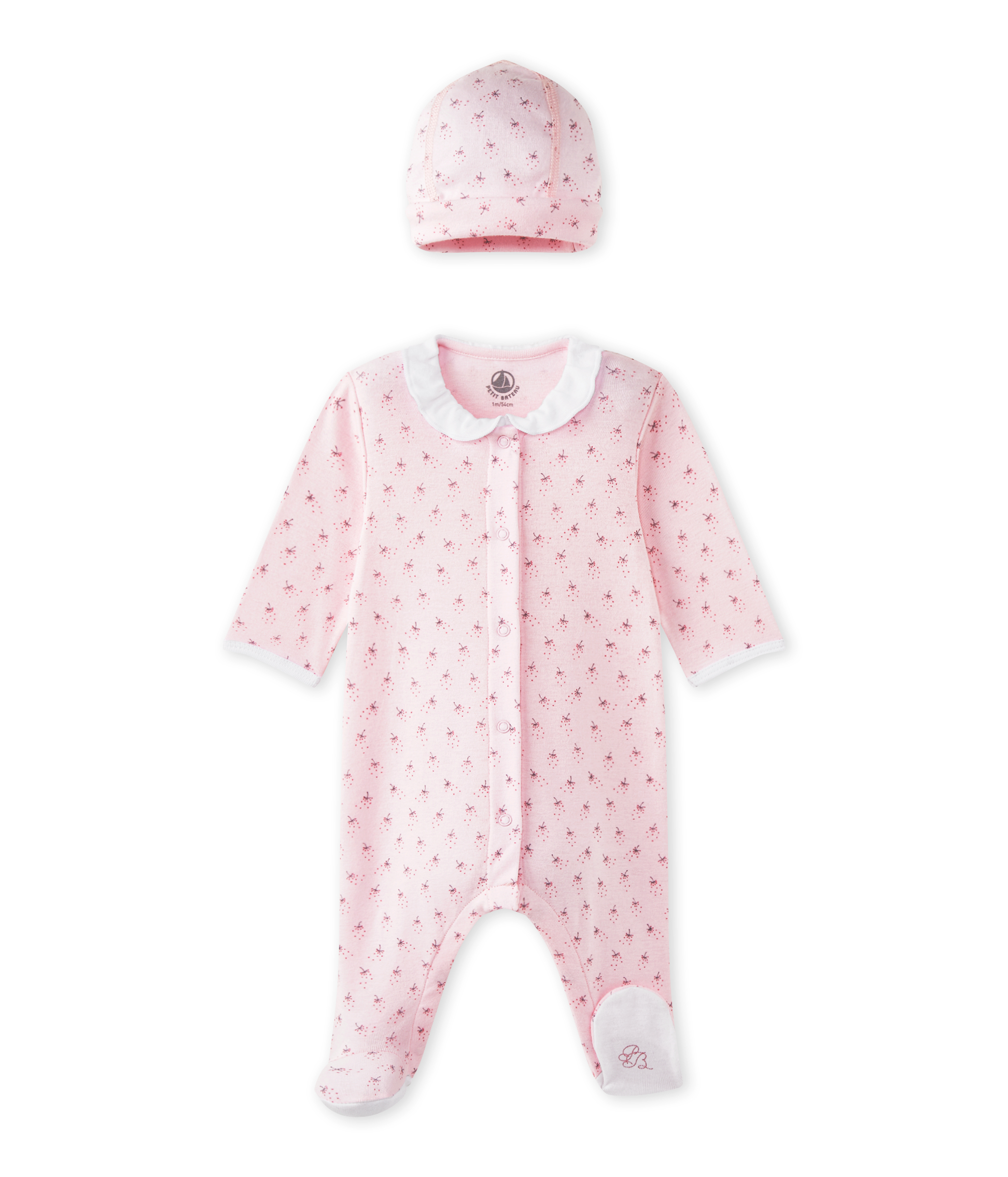 Baby girls' sleepsuit and its newborn 