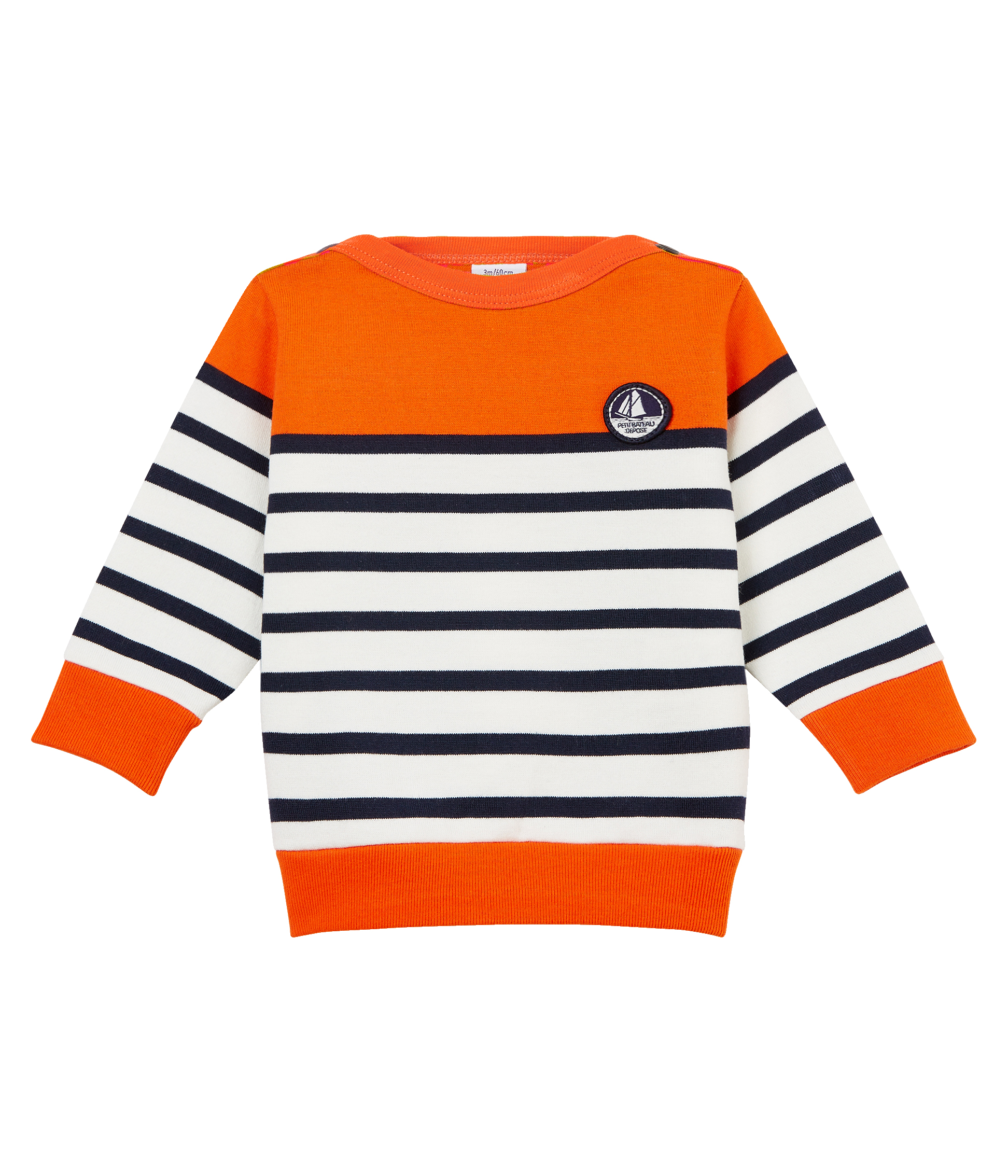 Baby boys' colourblock breton striped Sweatshirt