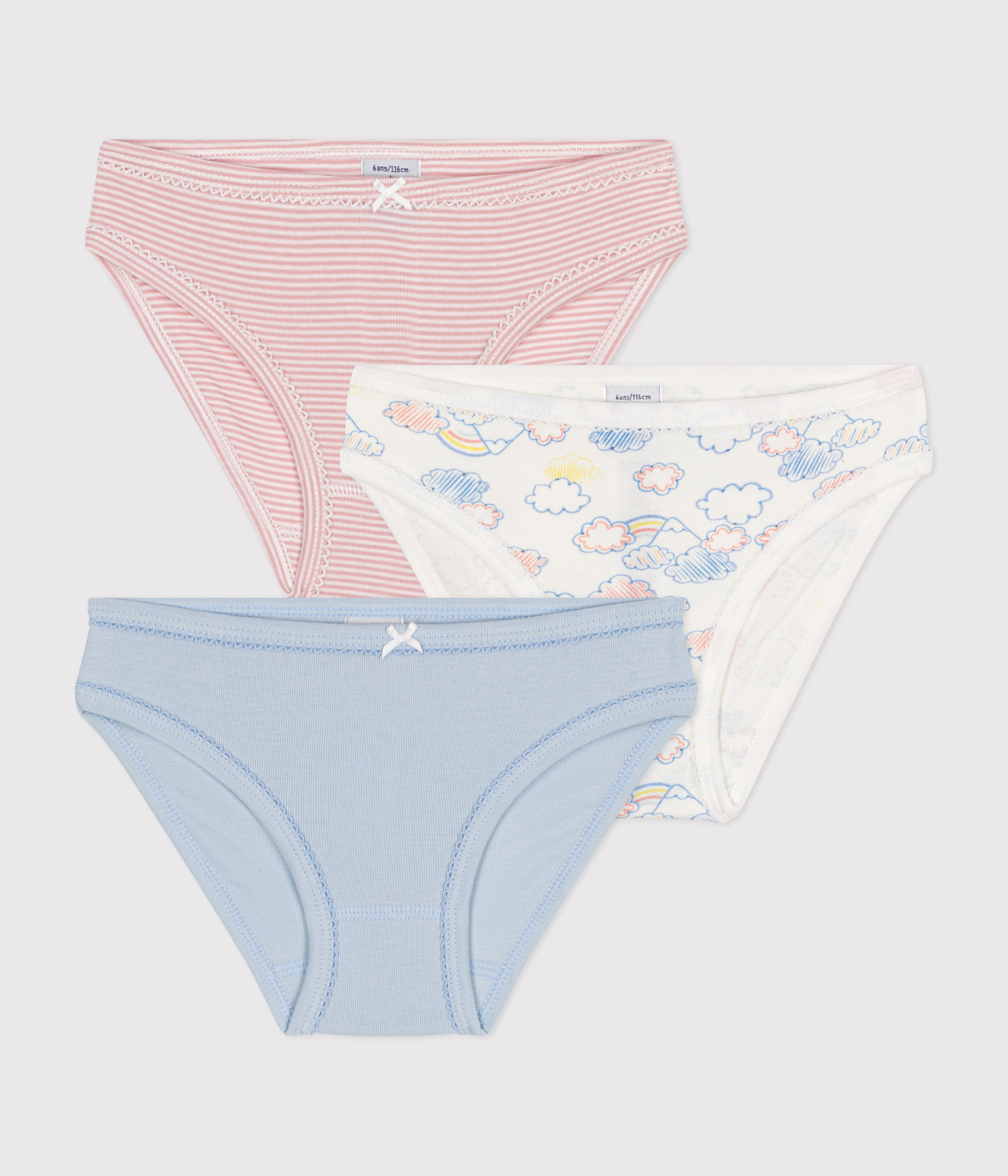 Toddler Girls Rainbow Unicorn Briefs 7-Pack