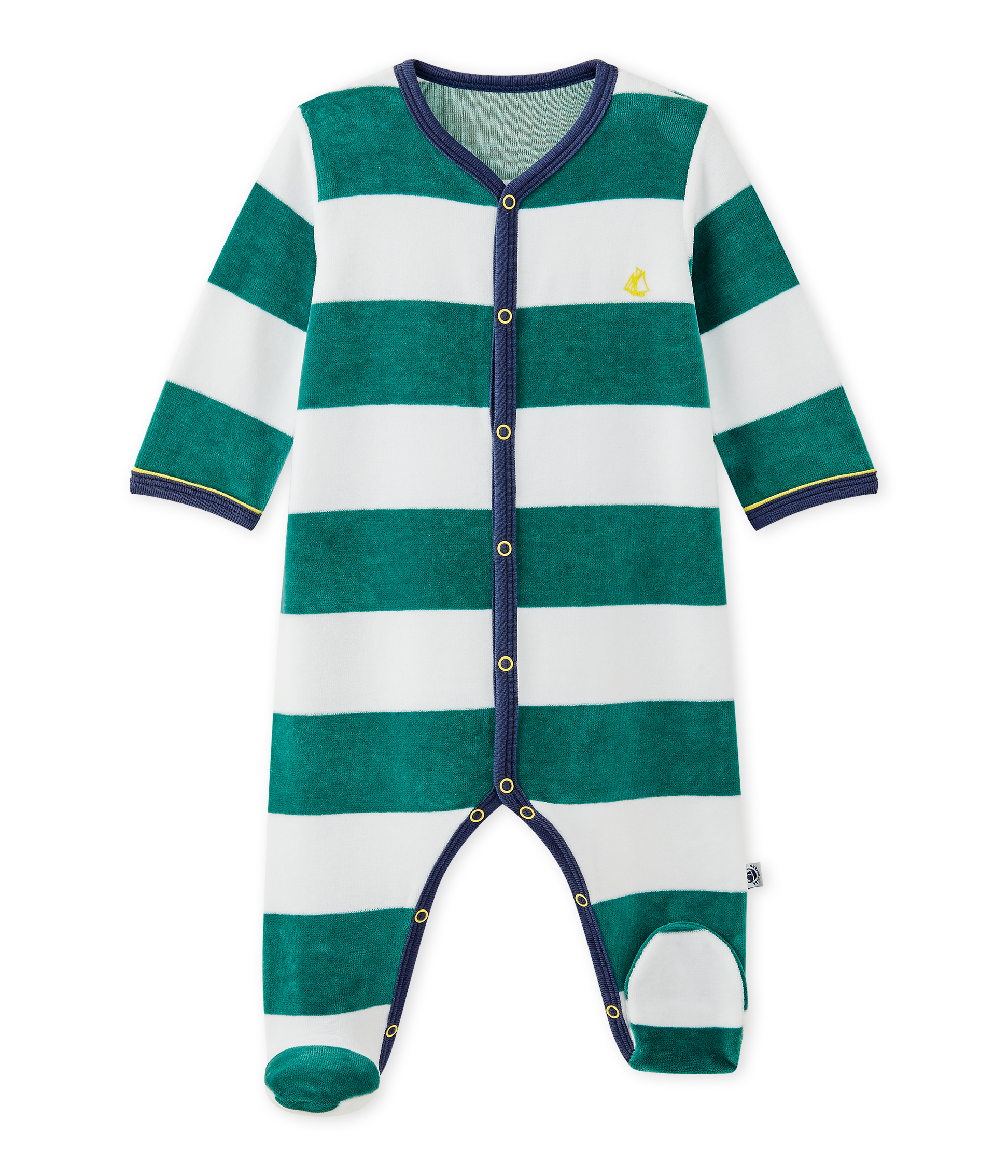 green sleepsuit
