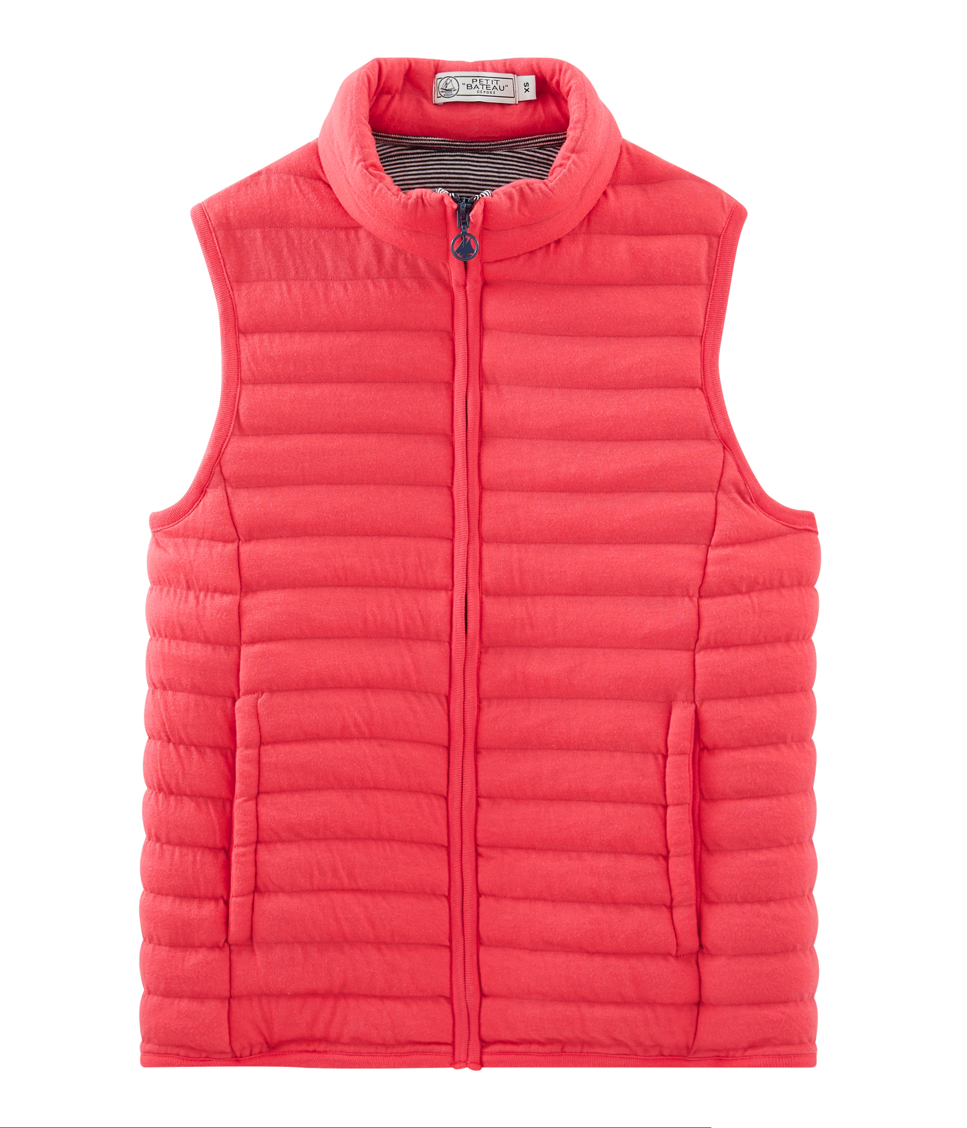 Women's Sleeveless Tube Knit Down Jacket
