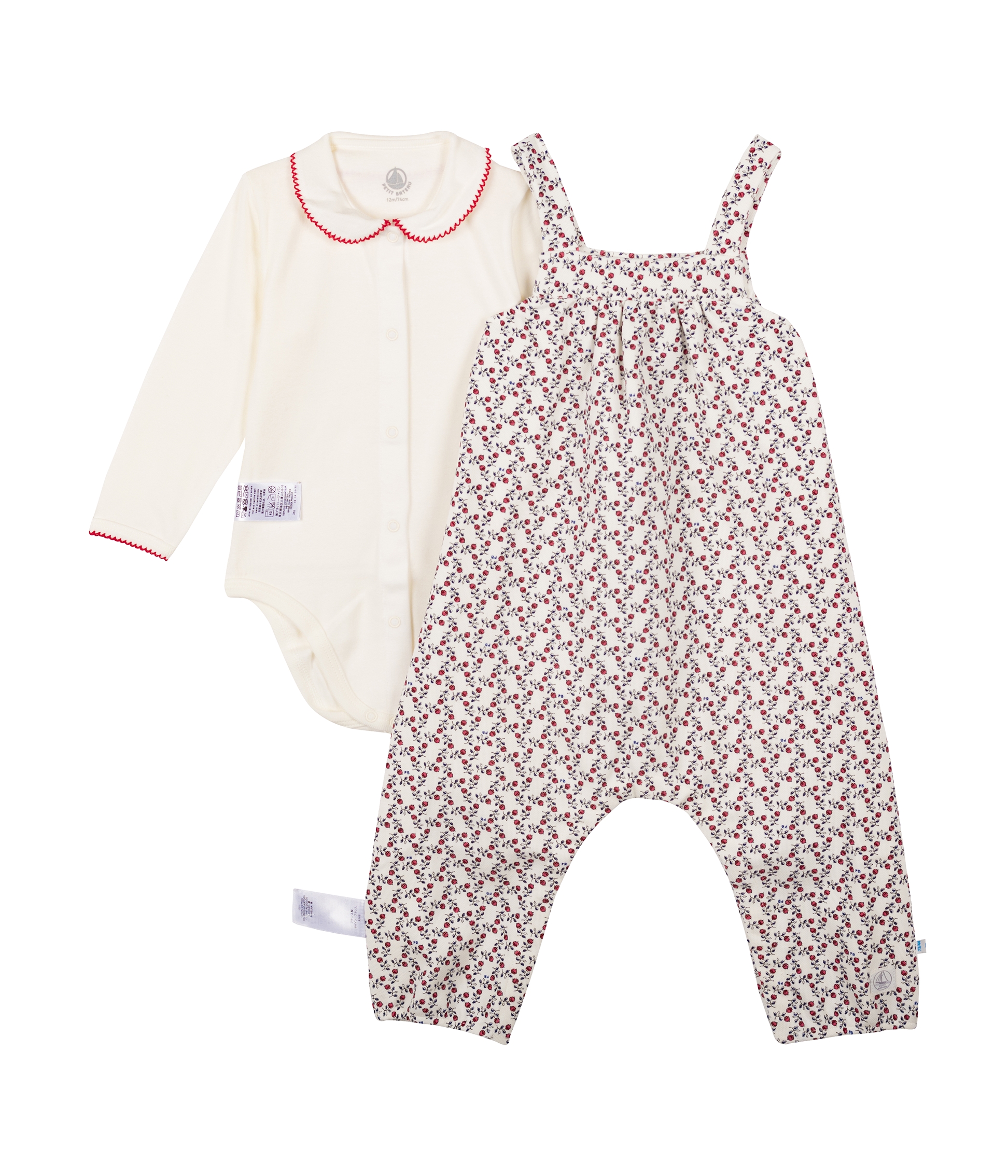 Baby girls clothing 2 piece set VARIANTE 1 CN Petit Bateau