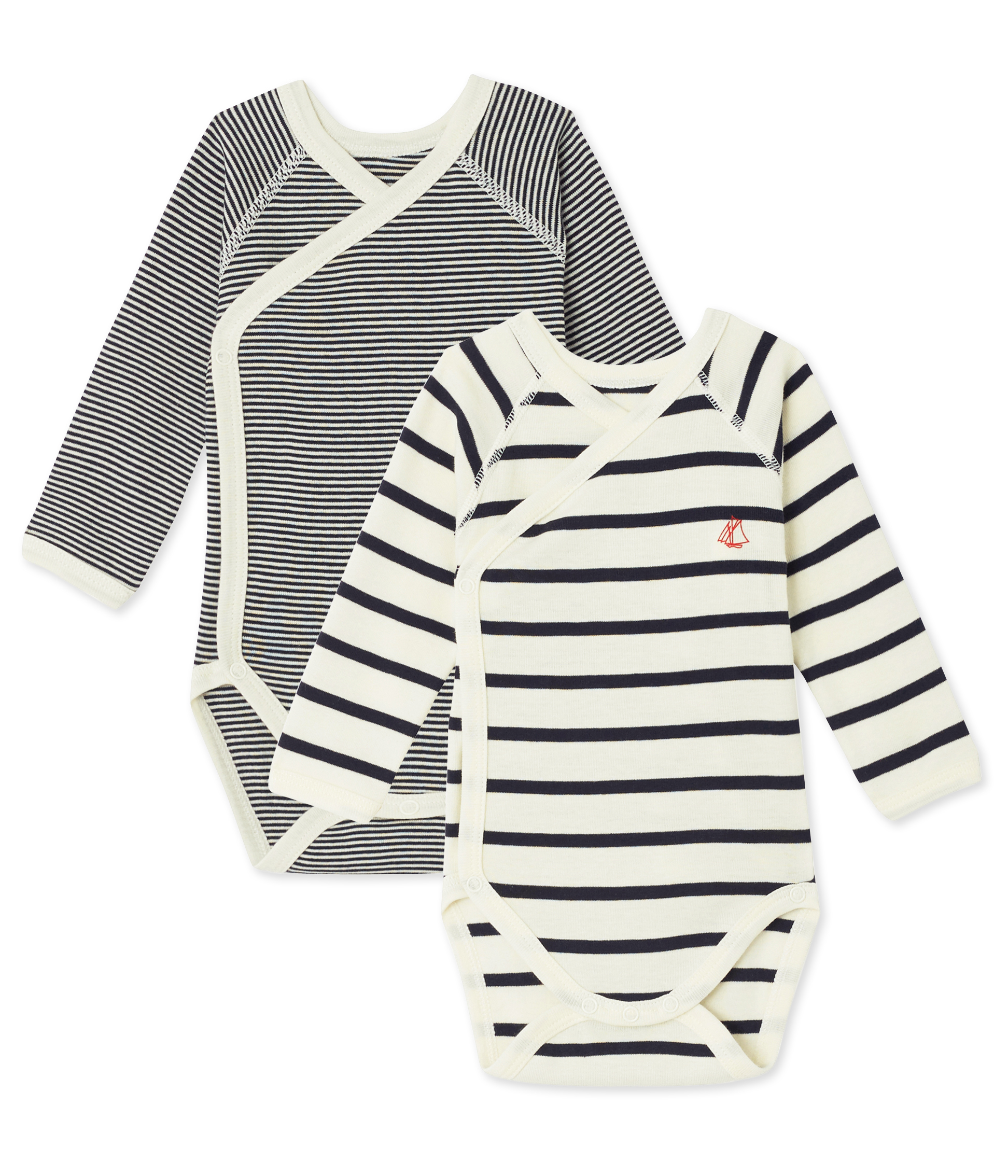 Petit Bateau Body Unisex beb/é Pack de 3