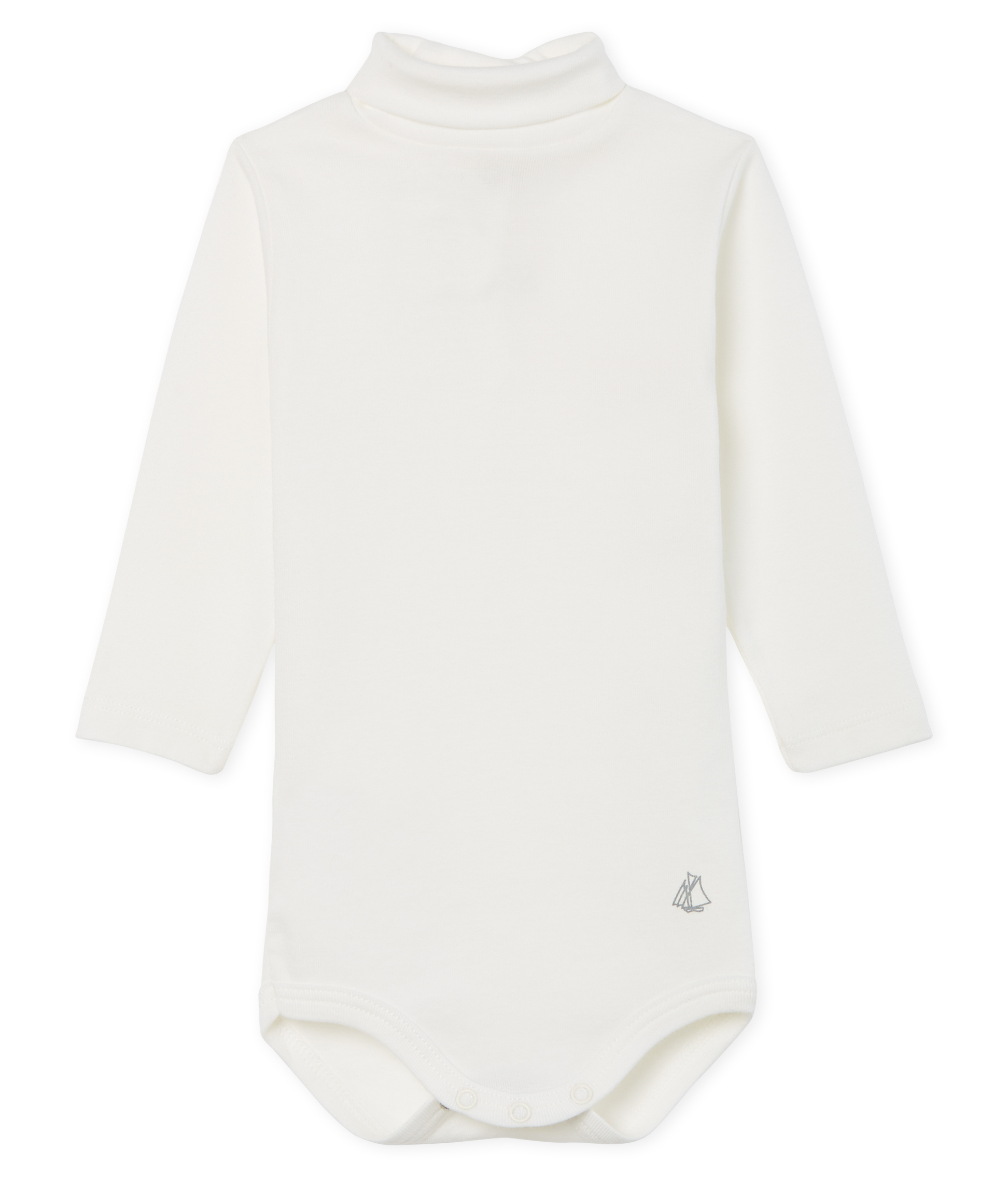 Unisex Babies' Long-Sleeved Roll-Neck Bodysuit