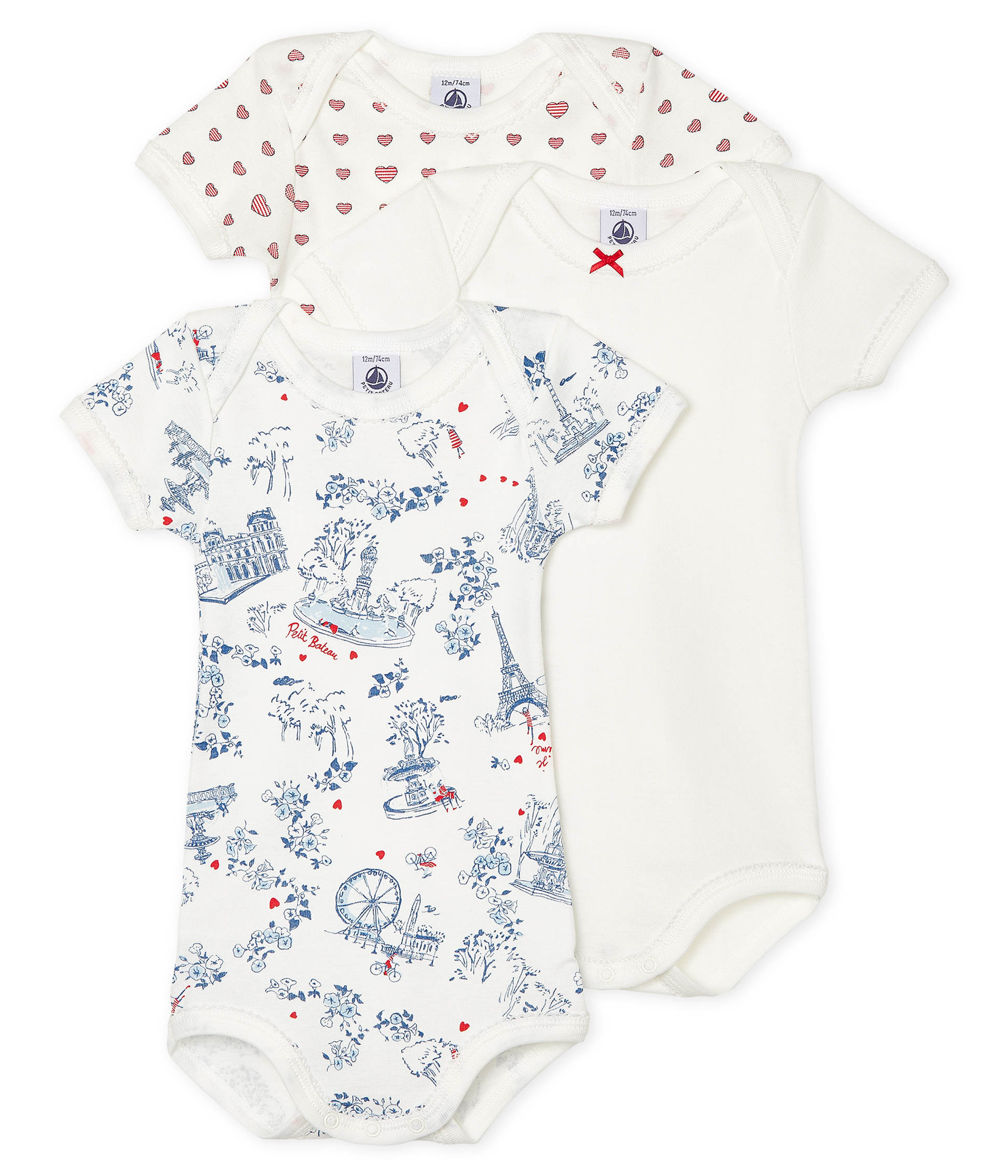 Petit Bateau Baby Bodysuit Baby Girls 0 24m Clothing Mymobileindia Com