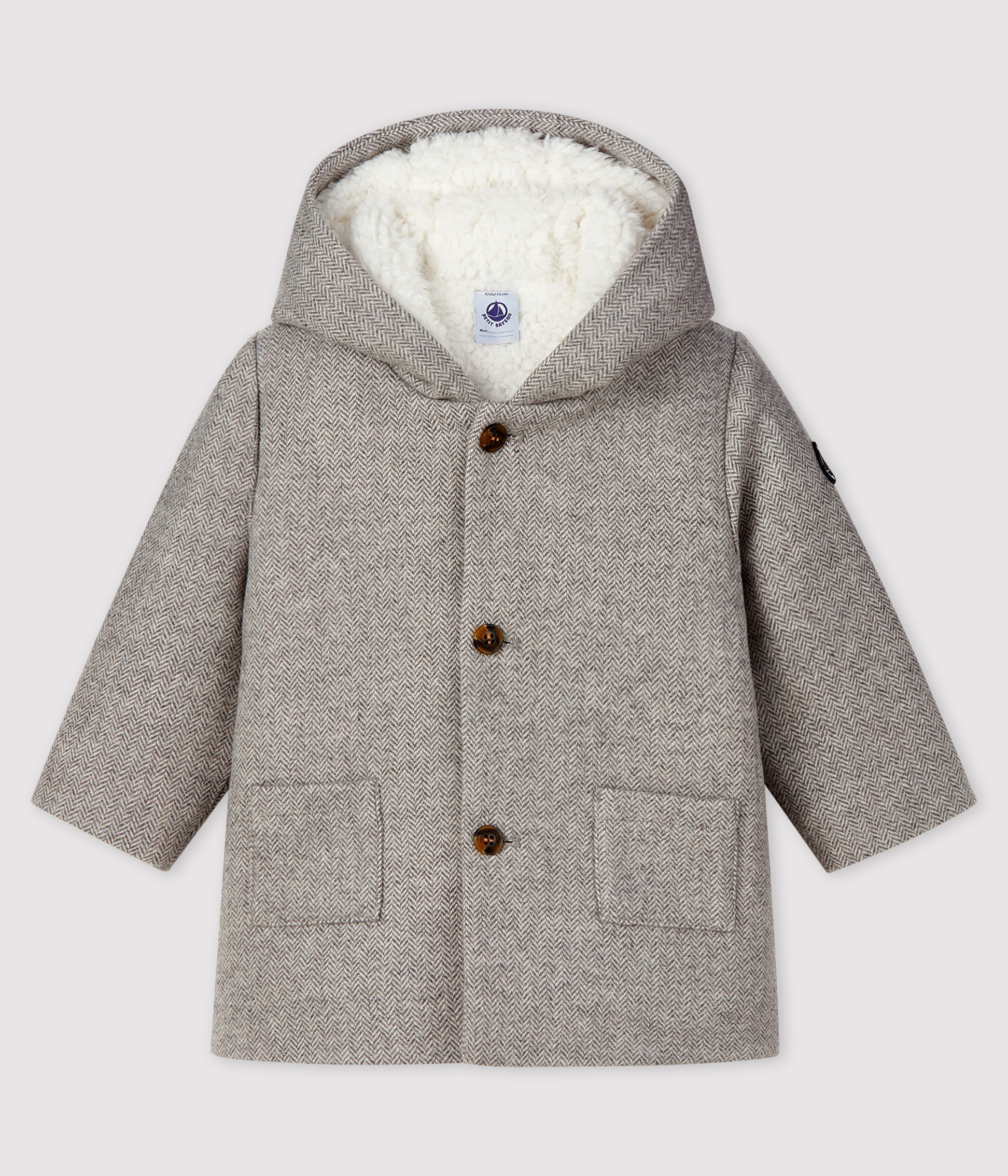 Manteau bébé garçon en laine 5615601