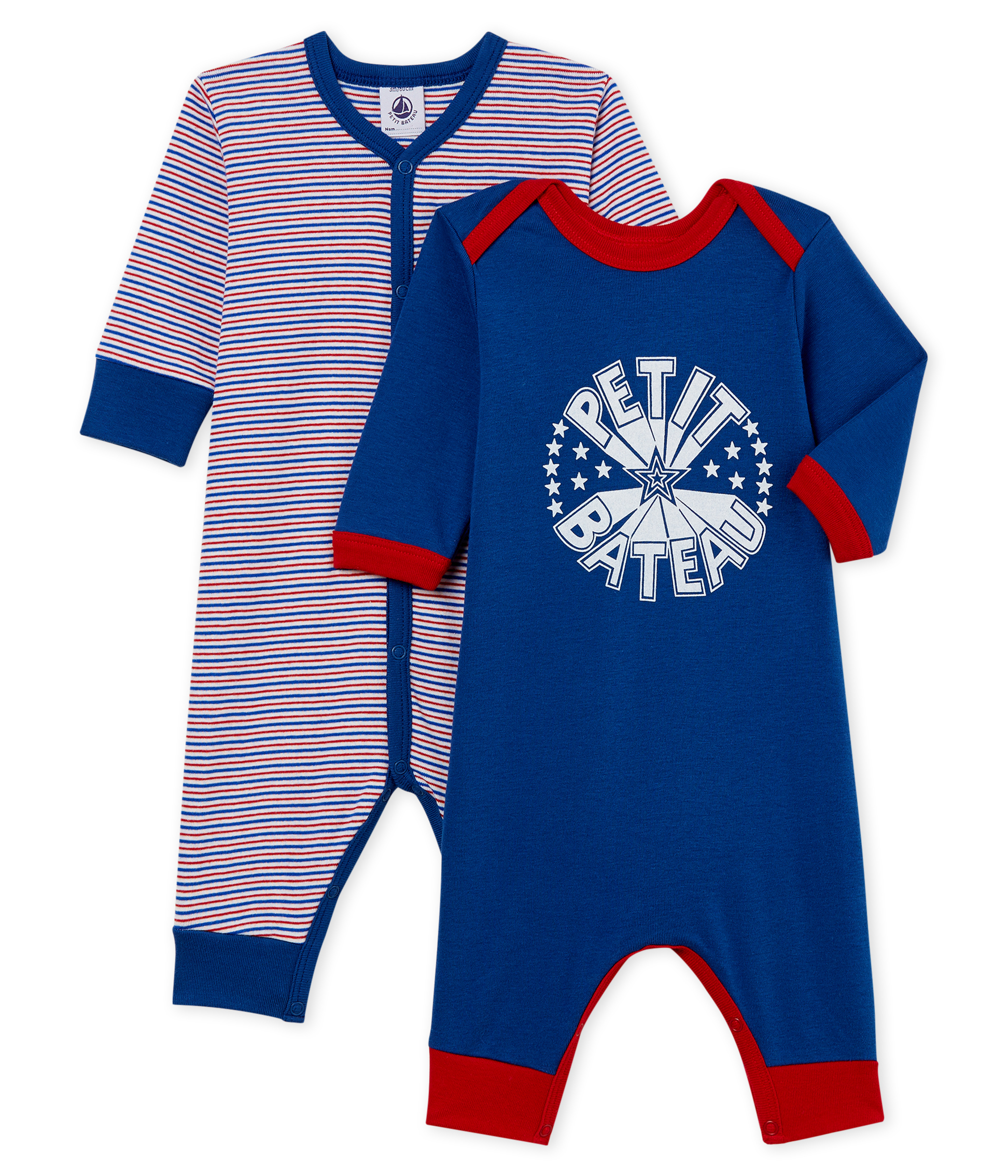 boys footless sleepsuits