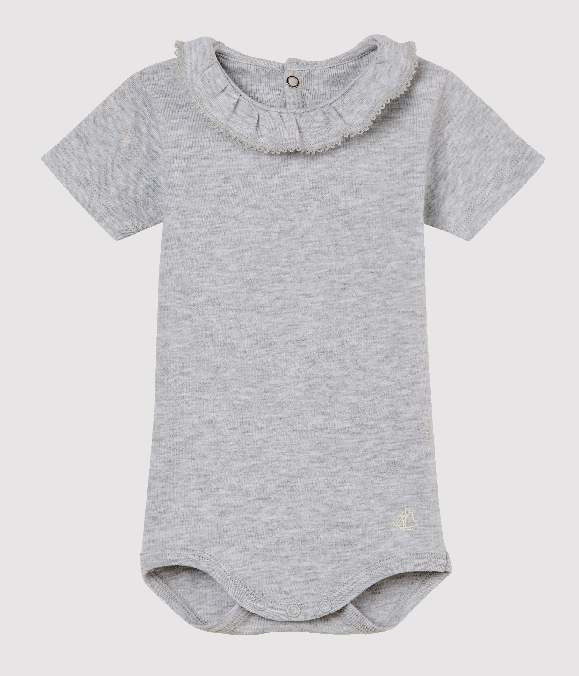 Baby girls' bodysuit with ruff