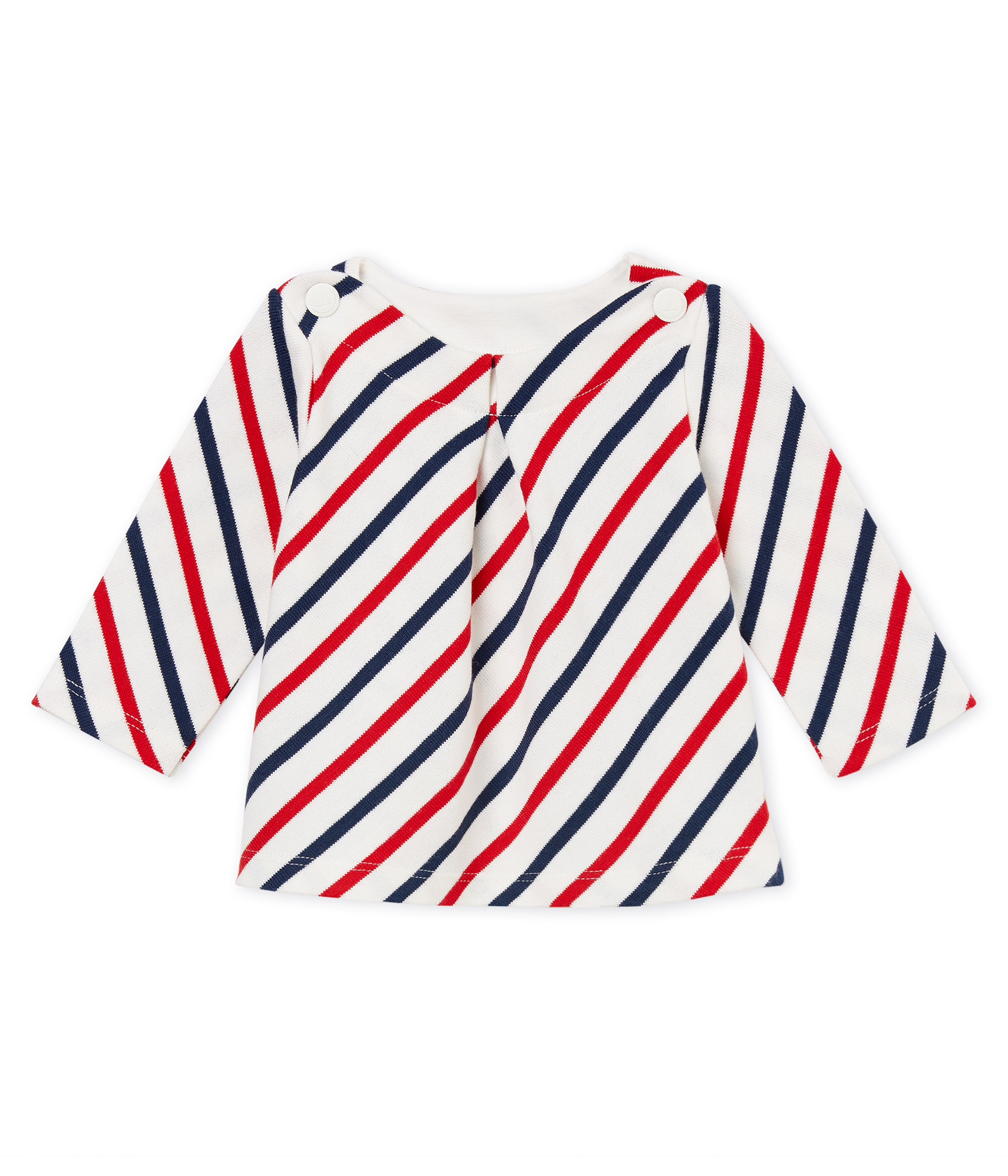Baby girls stripy breton top