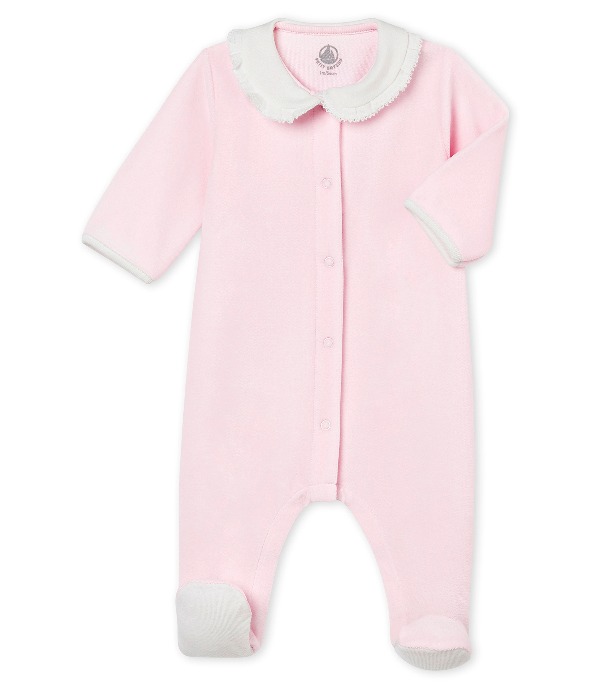 velour babygrow girl