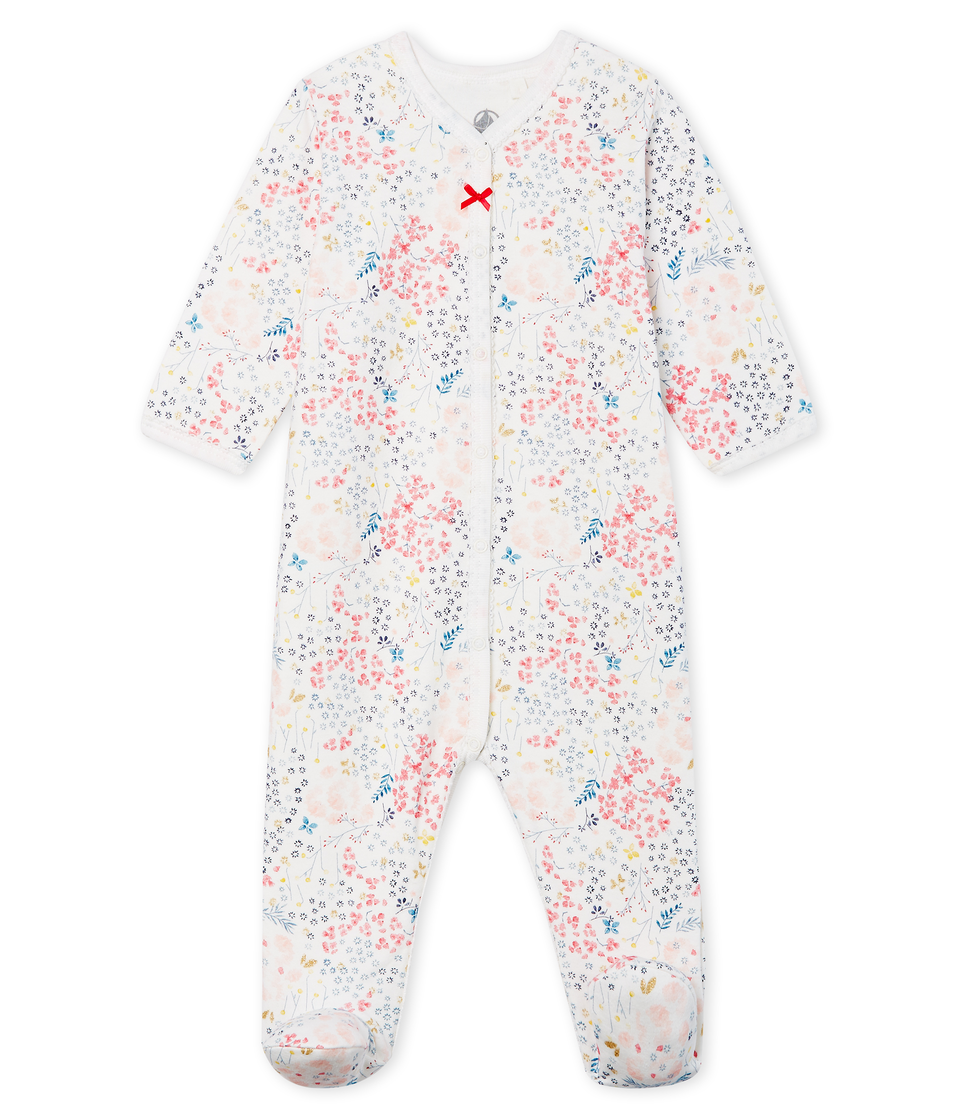 Baby Girls' Tube Knit Sleepsuit