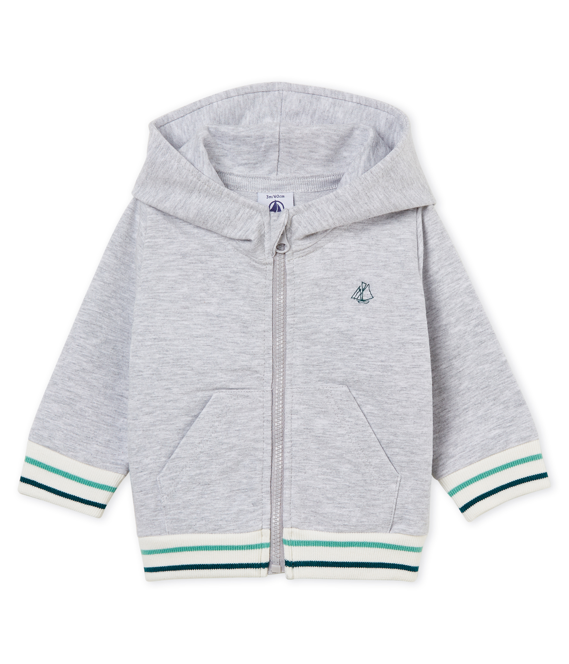 Baby boys' hooded zip up Sweatshirt
