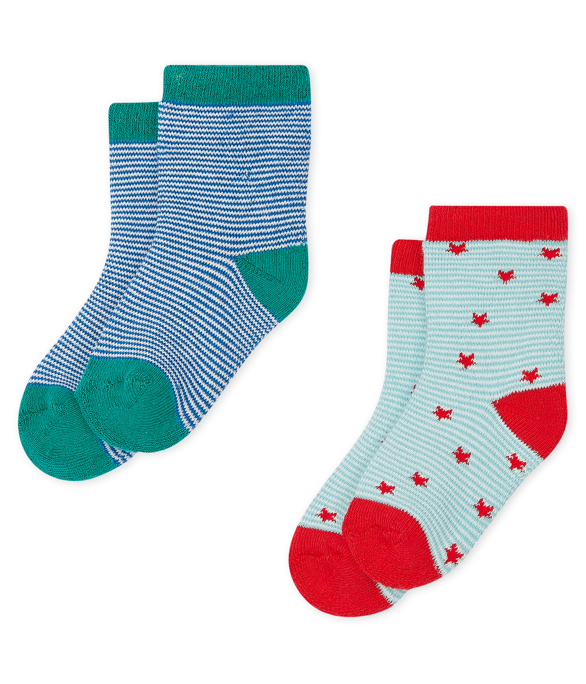 Petit Bateau Chaussettes Lot de 2 B/éb/é gar/çon