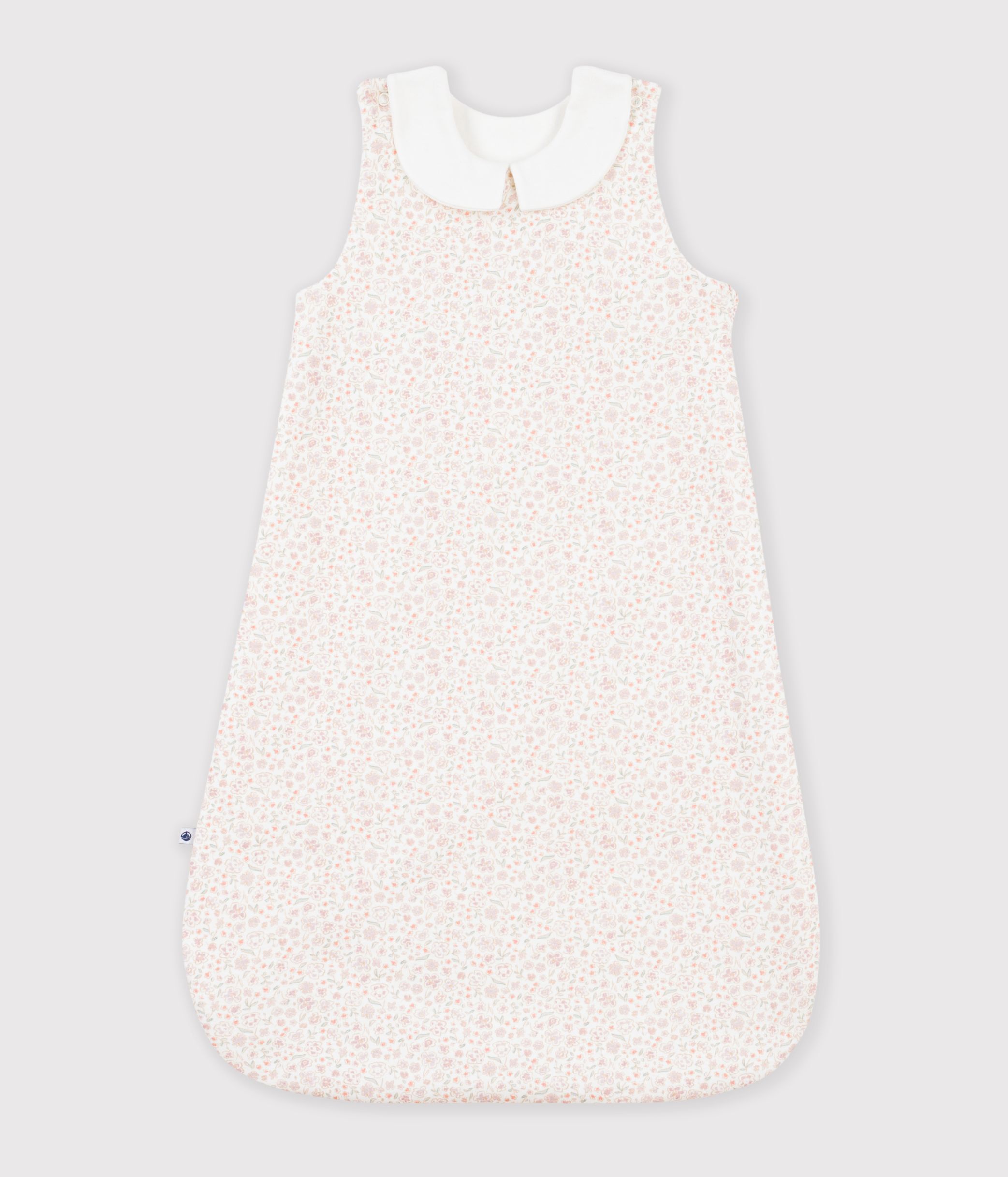 Babies' 1.5 TOG flower-print cotton sleeping bag - Default