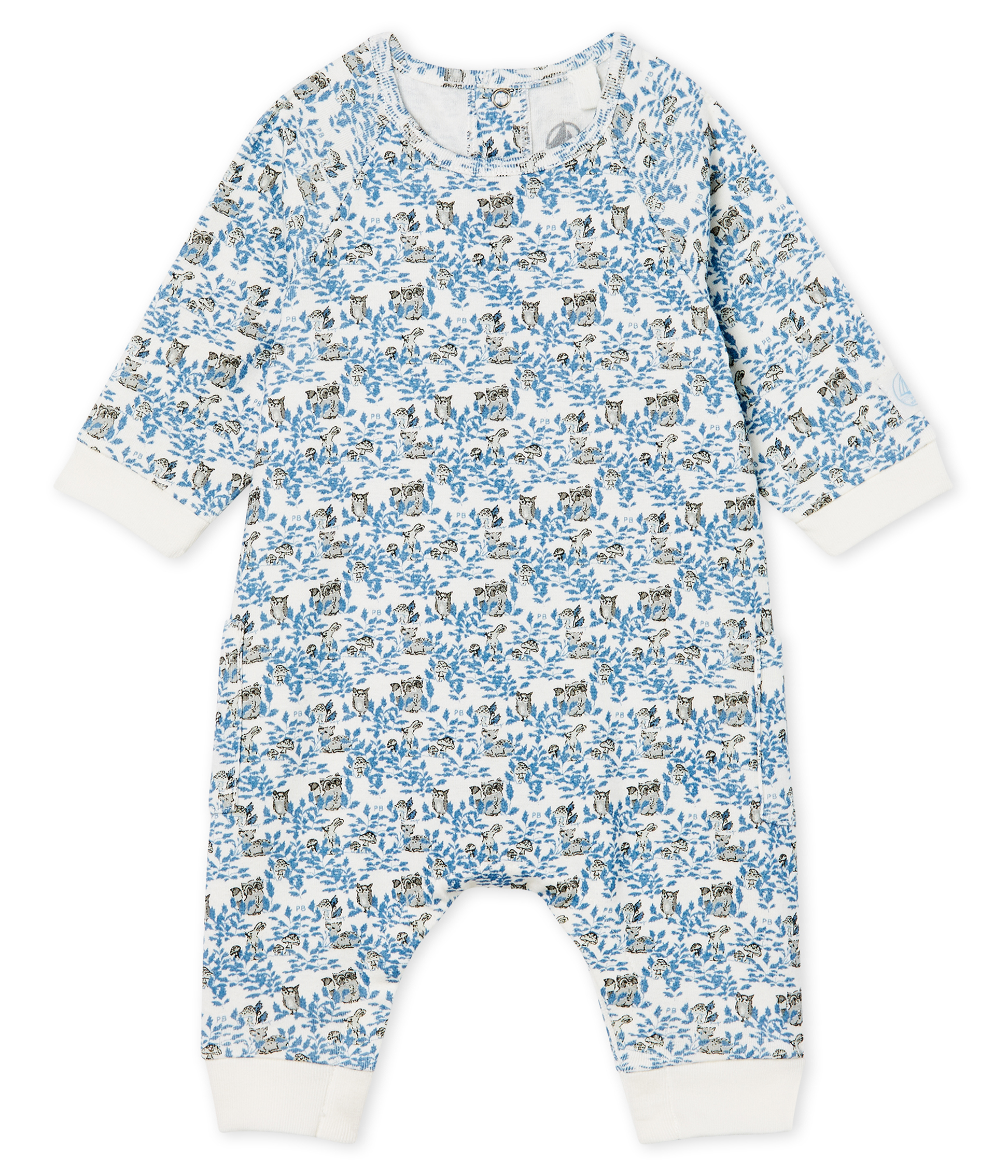 Baby Boys' Long Ribbed Jumpsuit