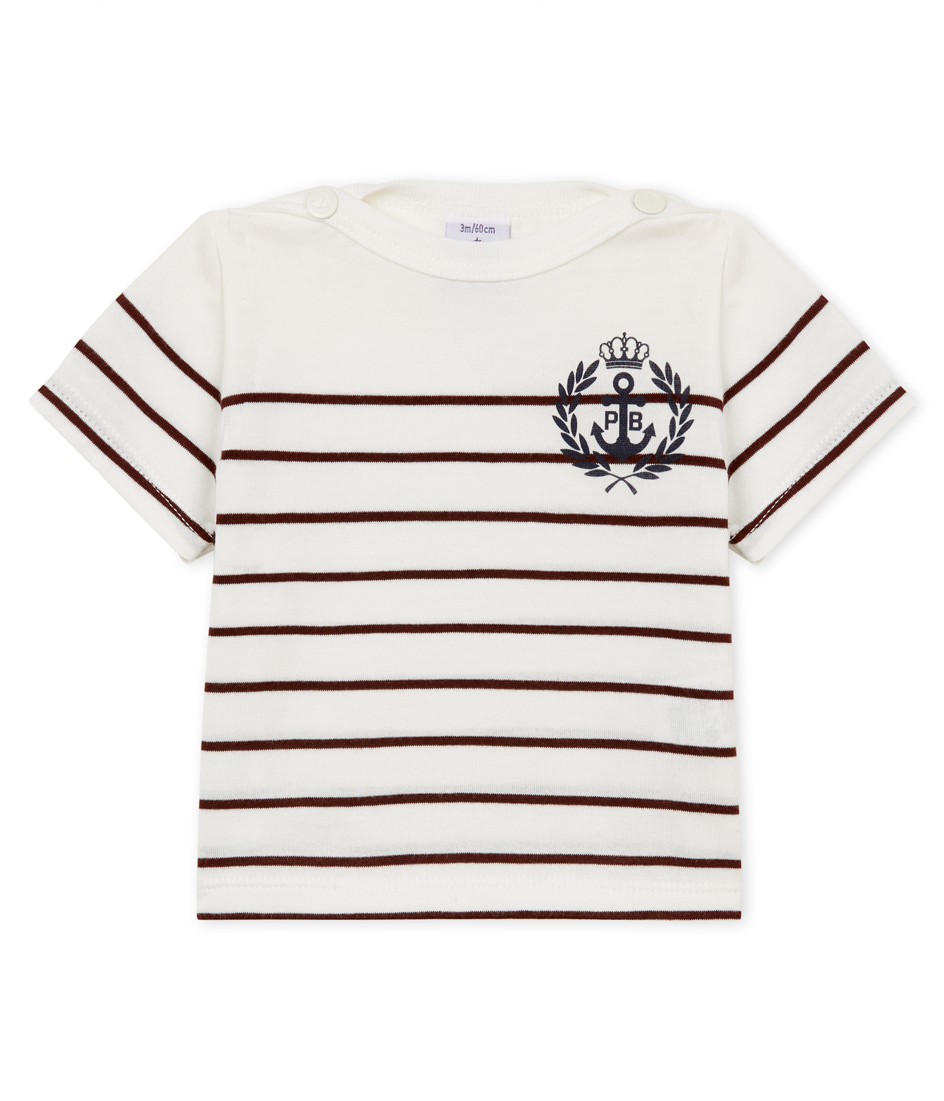 Baby boys' striped t-shirt