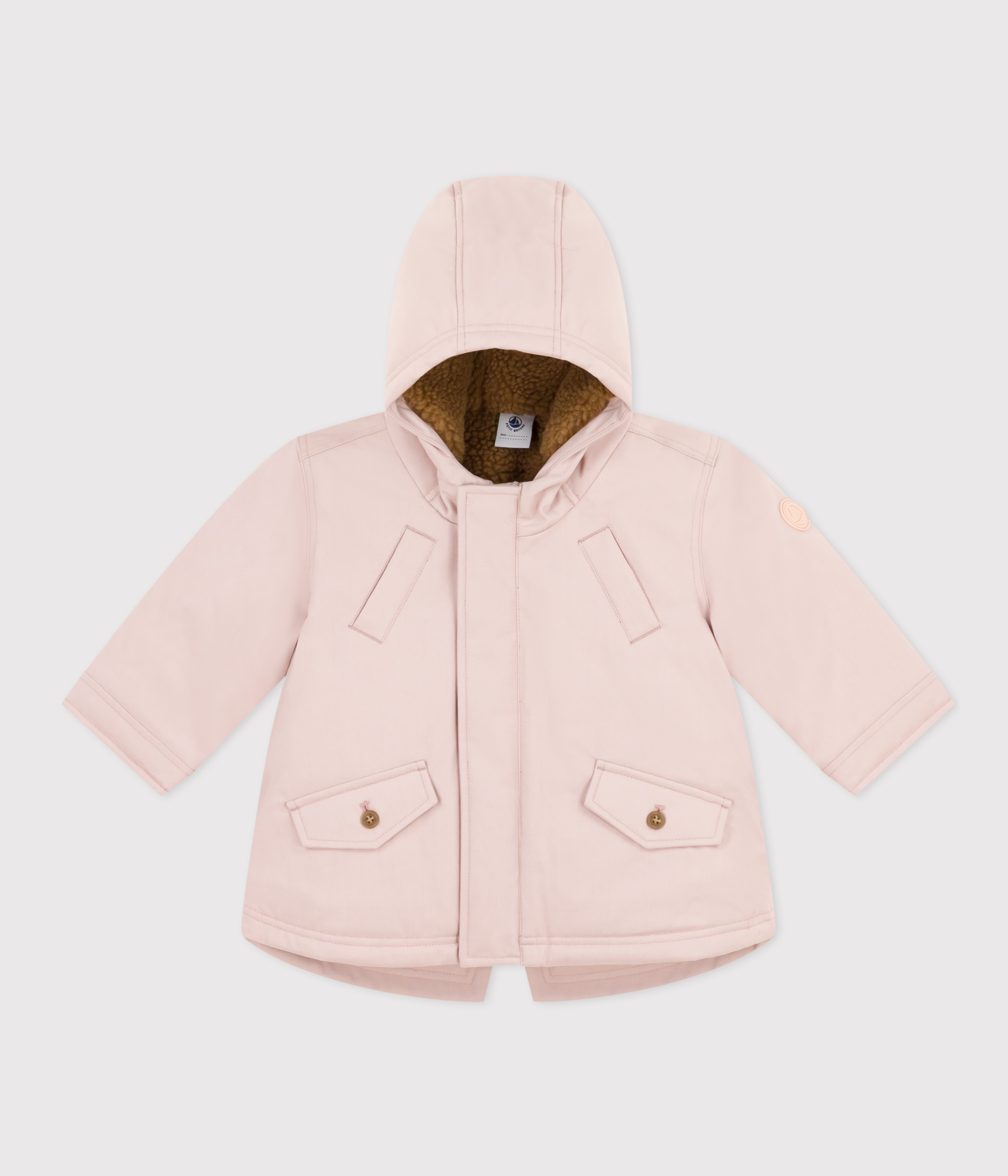 Babies' Sherpa Lined Parka SALINE | Petit Bateau