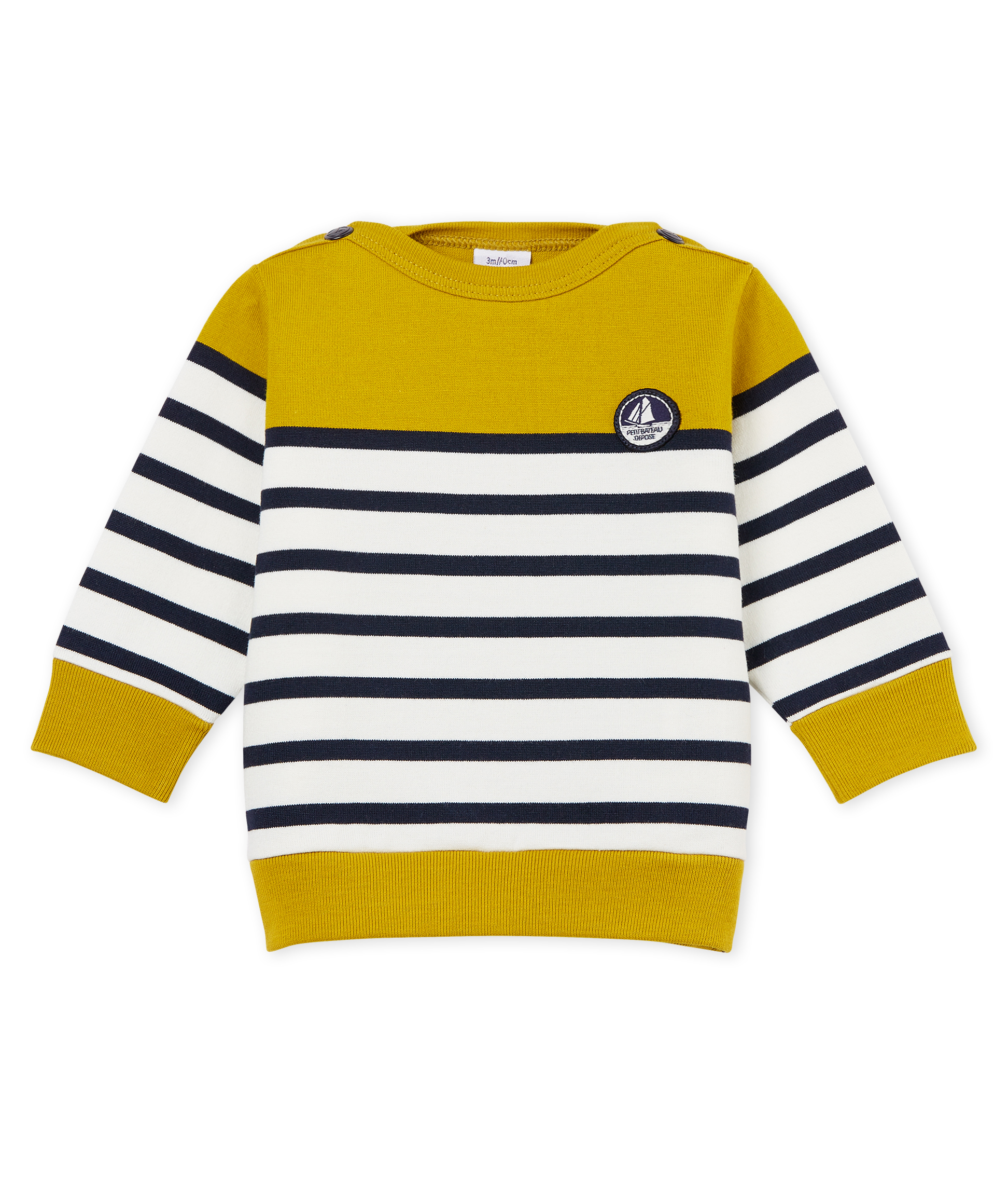 Baby boys' colourblock breton striped Sweatshirt