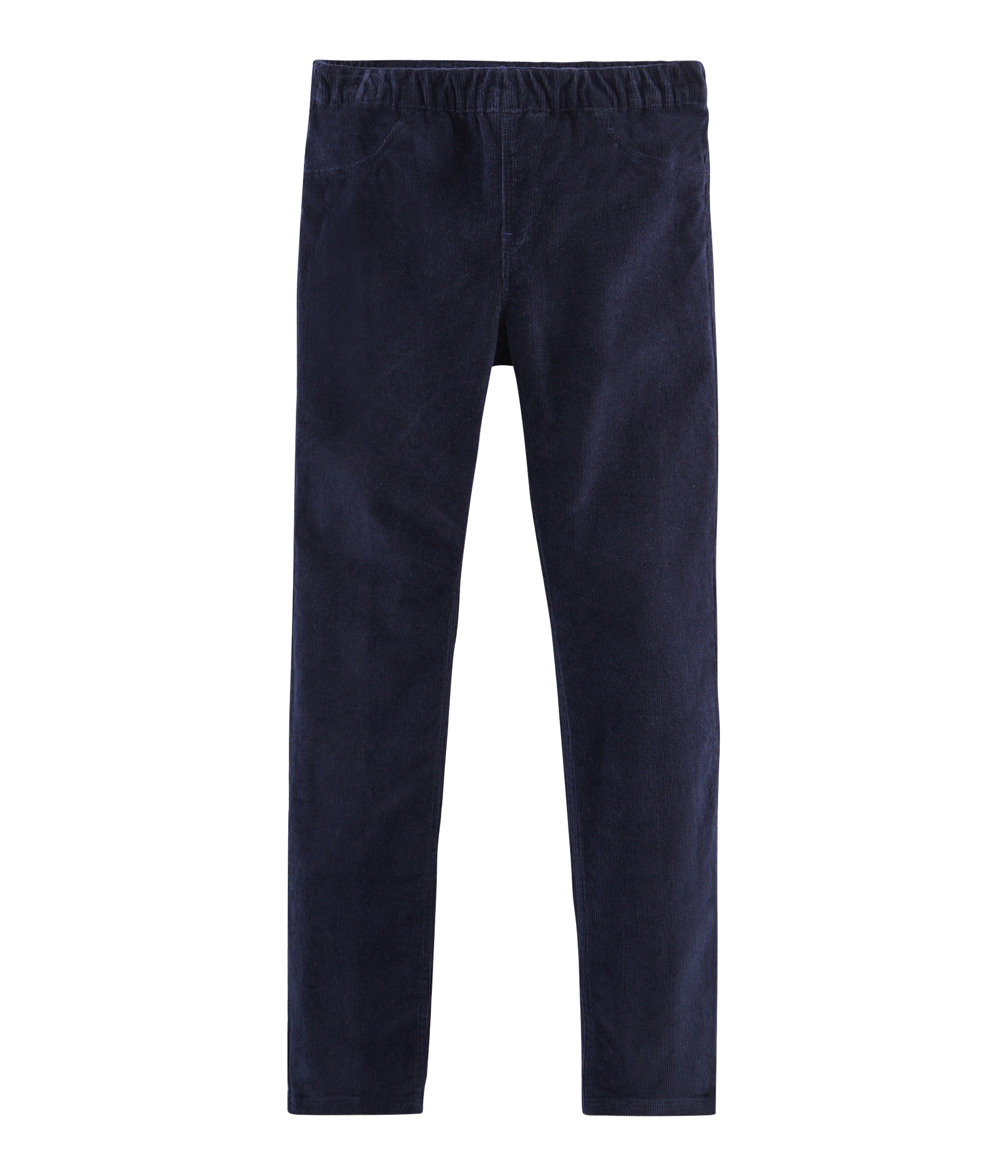 Girls' Slim-Fit Velour Trousers