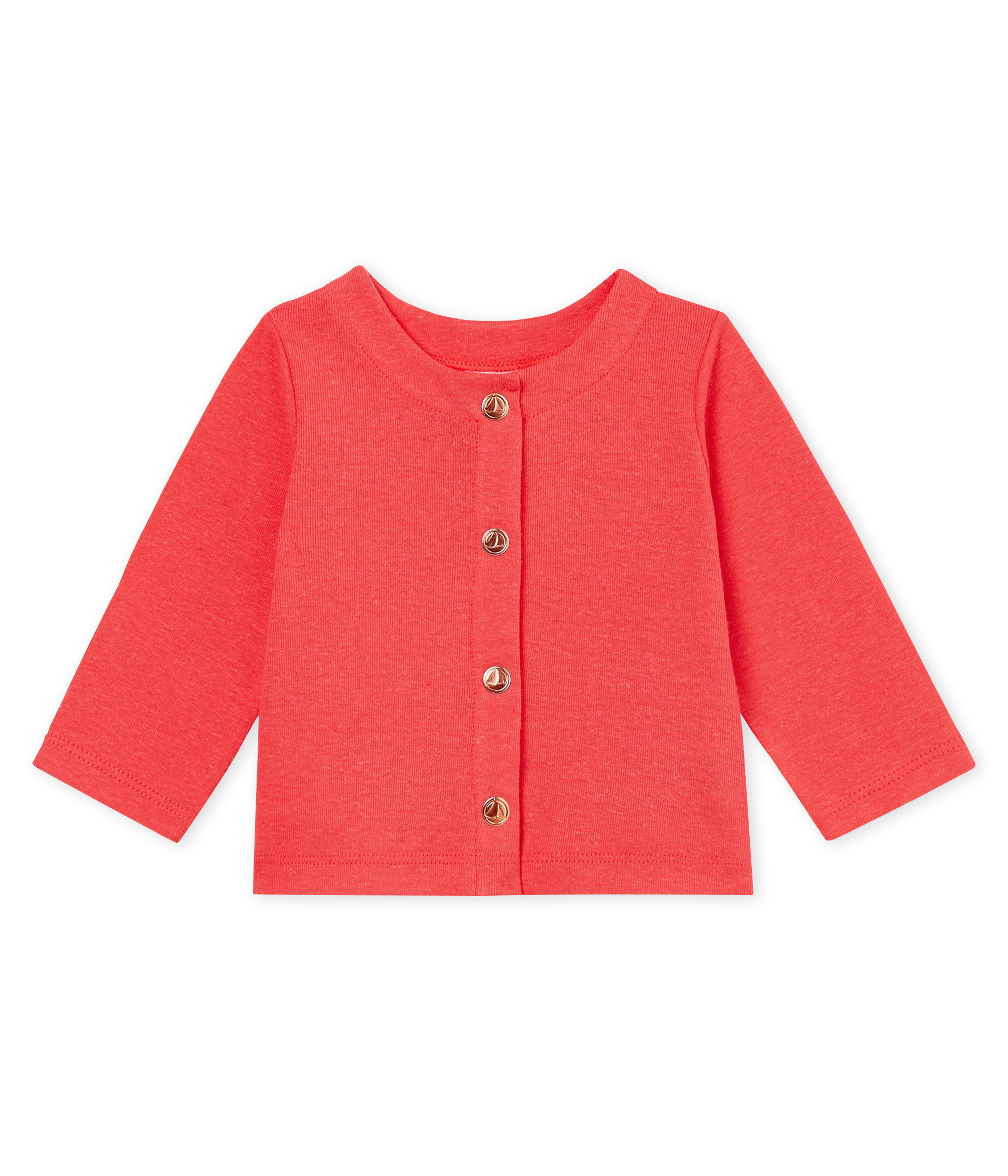 Baby girls' cotton/linen cardigan