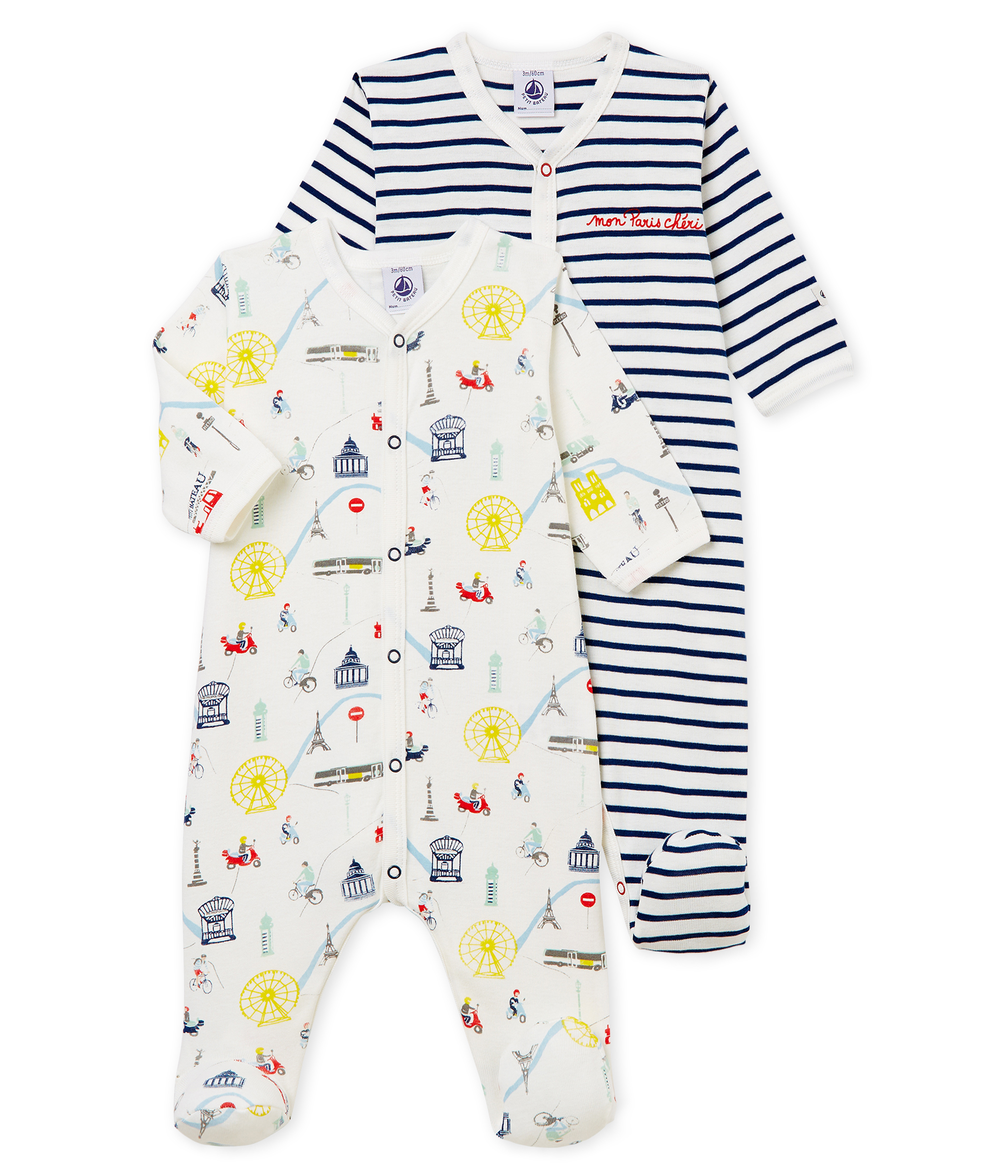 Petit Bateau Baby Boys Sleepsuit