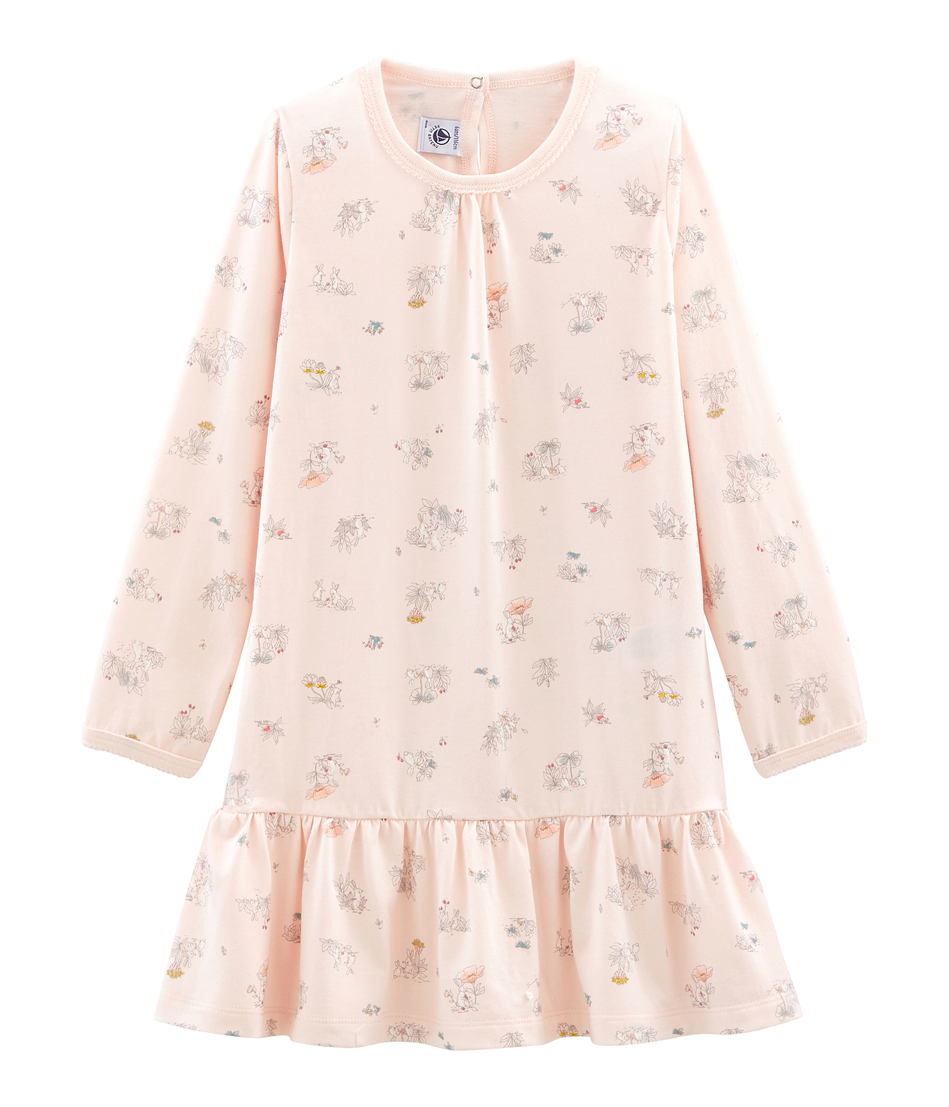 girls long sleeved nightdress