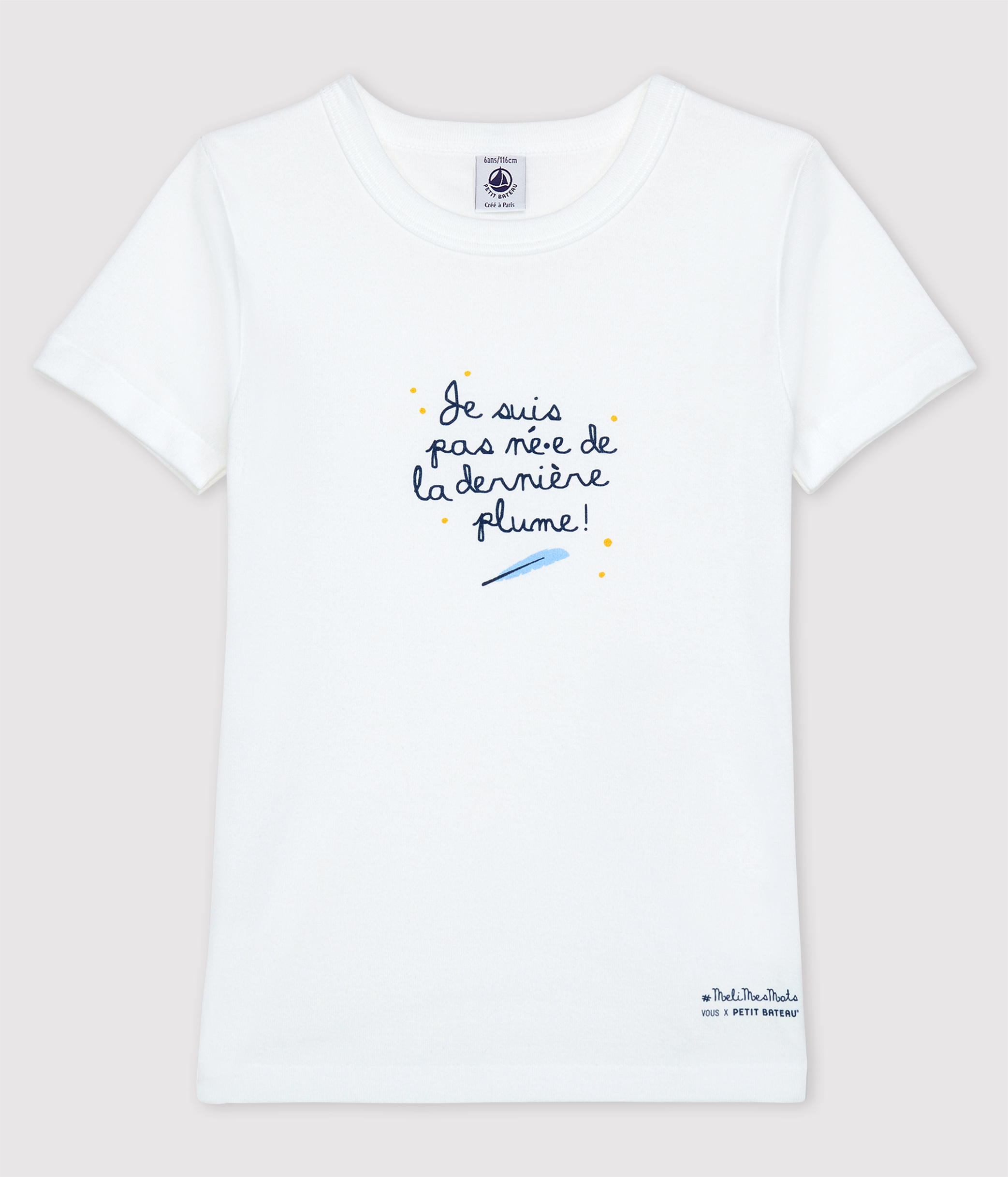 MéliMesMots Children's TShirt Petit Bateau